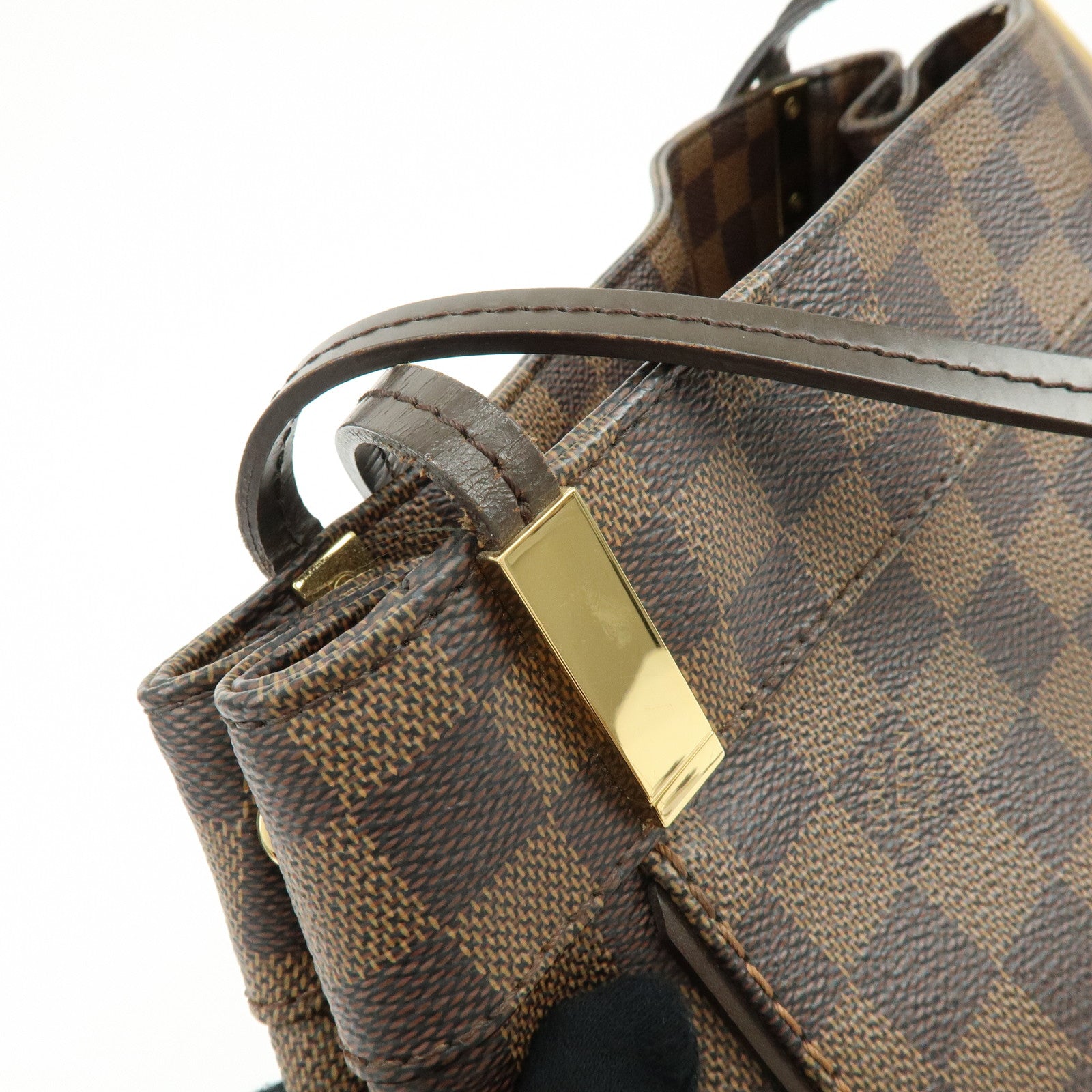 Louis Vuitton Damier Ebene Marylebone PM Shoulder Bag Brown N41215