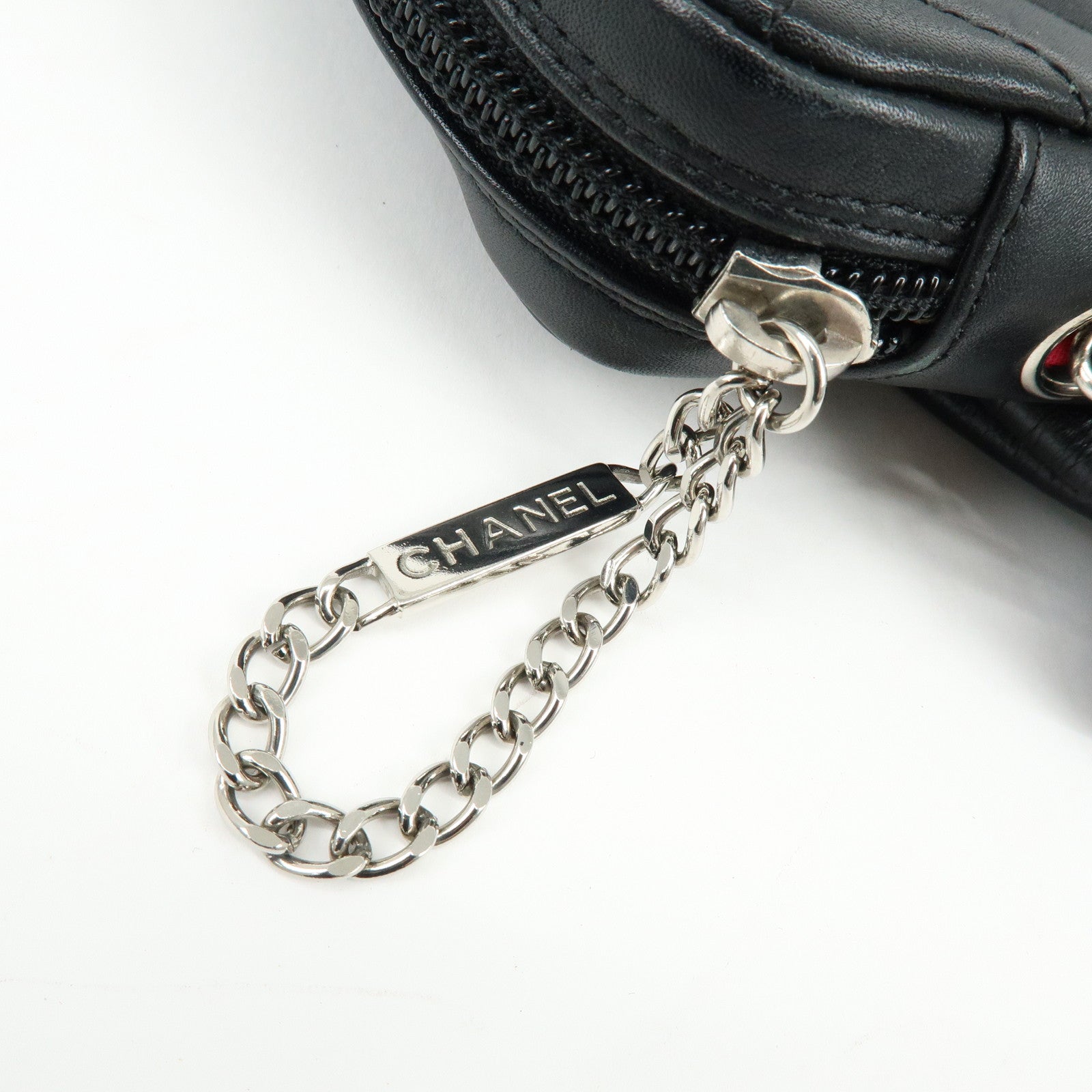 CHANEL Cambon Line Lambskin Medium Pochette Shoulder Bag A25178