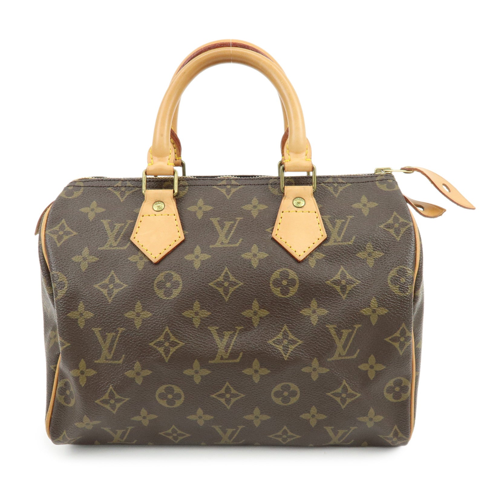 Louis Vuitton Monogram Speedy 25 Boston Bag Hand Bag Brown M41528