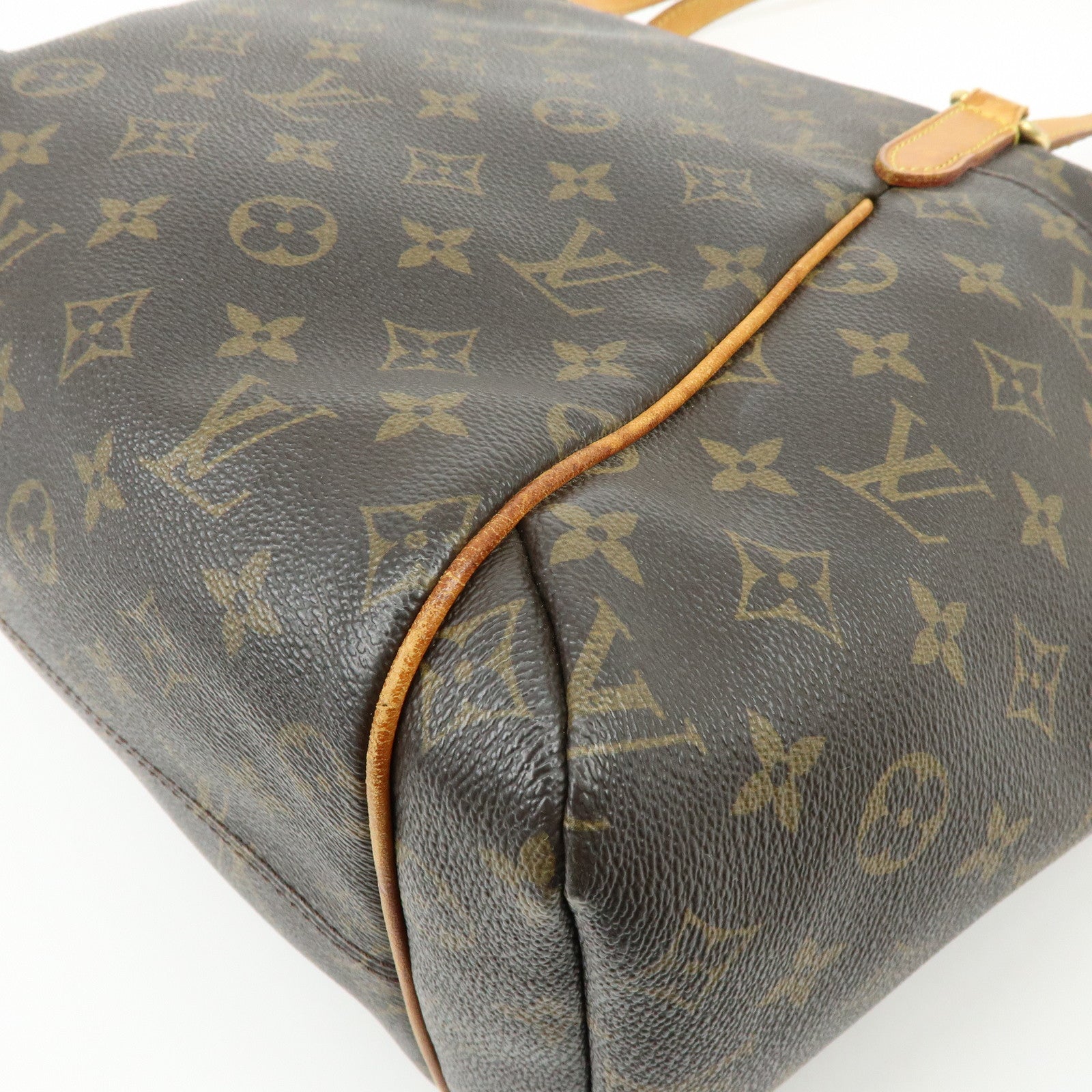Louis Vuitton Monogram Totally MM Tote Shoulder Bag Brown M56689