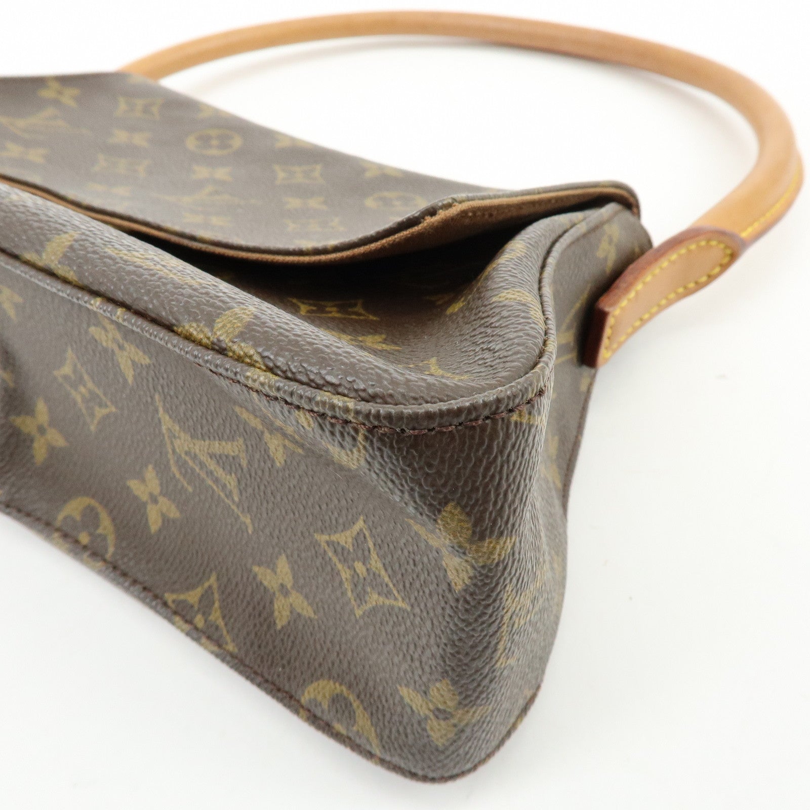 Louis Vuitton Monogram Mini Looping Shoulder Bag Brown M51147