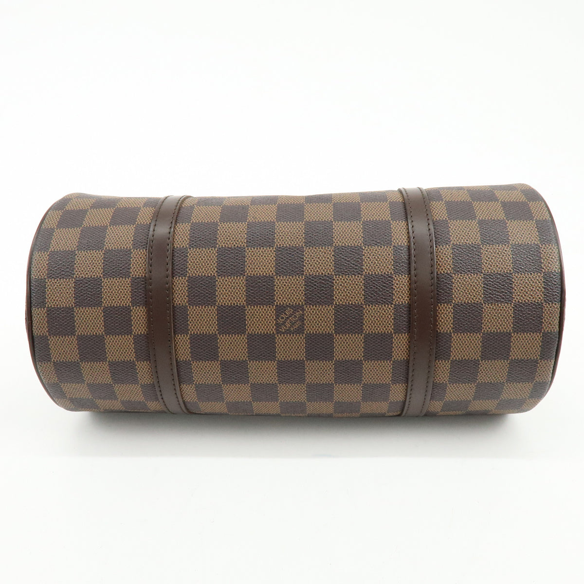Louis Vuitton Damier Ebene Papillon 30 Hand Bag & Pouch Brown N51303
