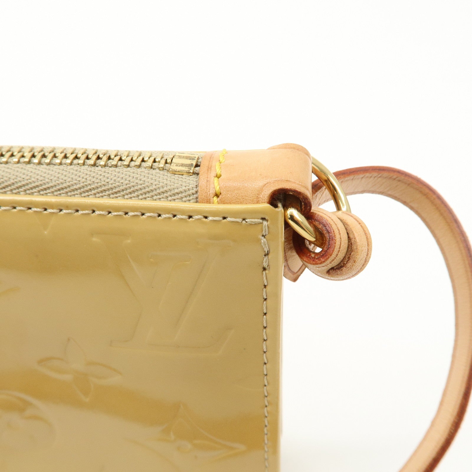 Louis Vuitton Monogram Vernis Lexington Accessoires Pouch Beige M91010 Used