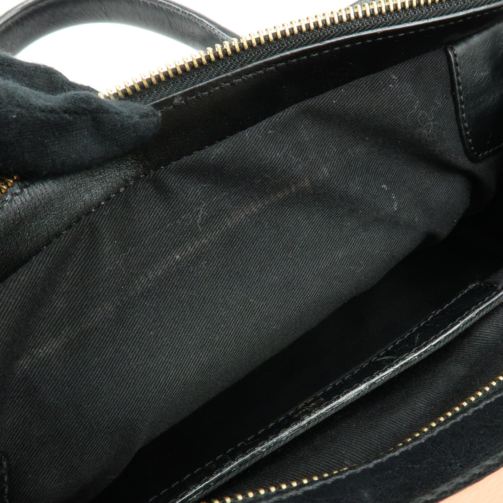Chloe Alice Leather 2Way Bag Hand Bag Shoulder Bag Black Pink Beige