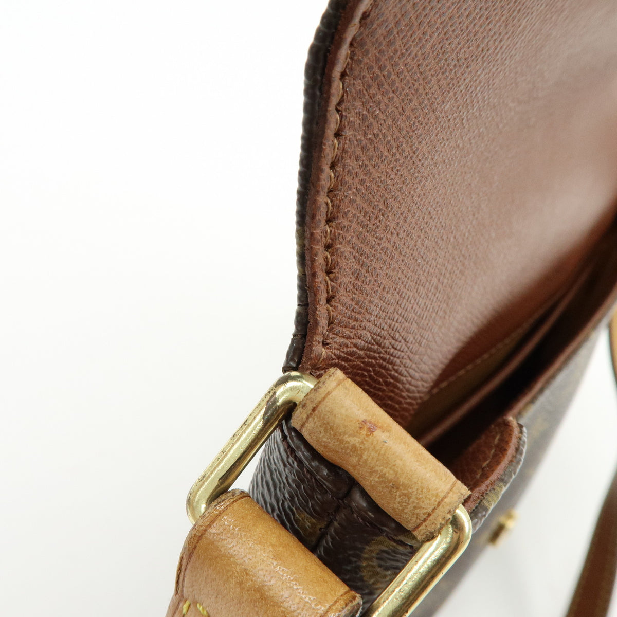 Louis Vuitton Monogram Musette Tango Short Shoulder Bag Brown M51257