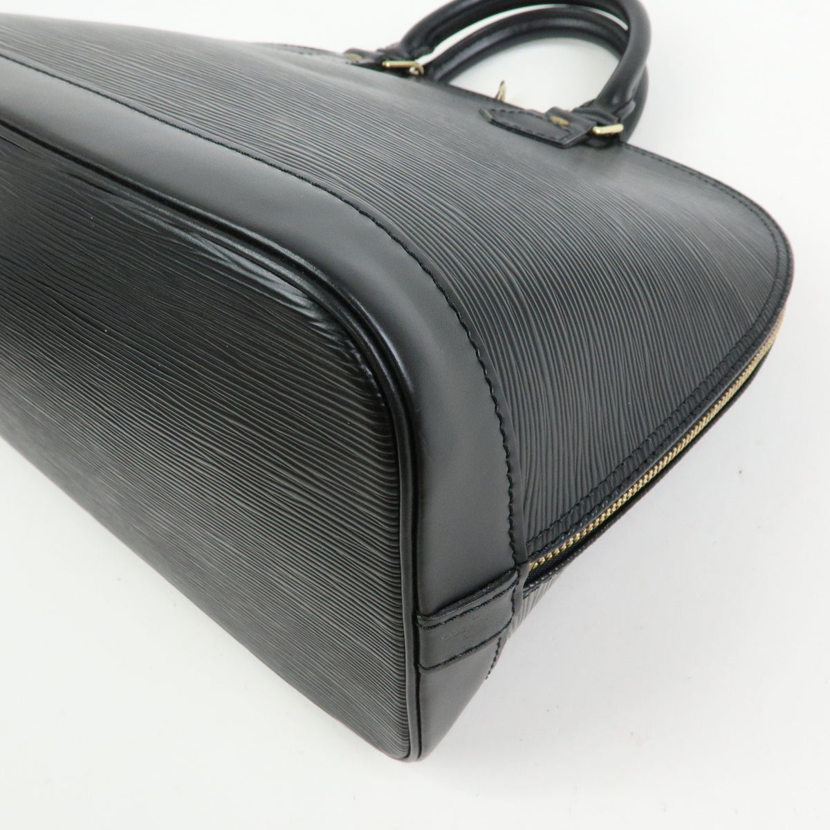 Louis Vuitton Epi Alma PM Leather Hand Bag Noir Black M52142