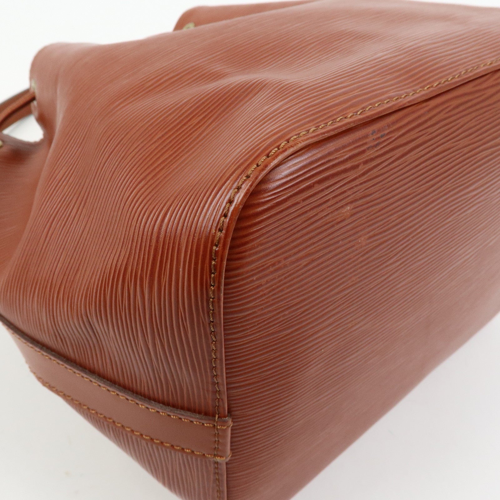 Louis Vuitton Epi Petit Noe Leather Shoulder Bag Kenya Brown M44103
