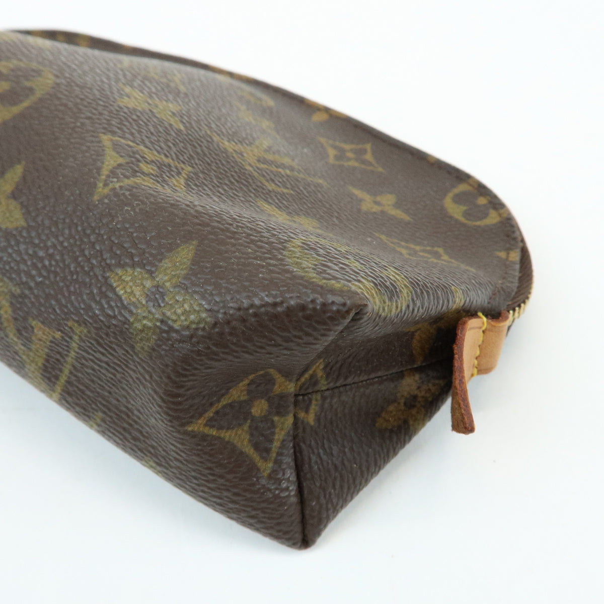 Louis Vuitton Monogram Pochette Cosmetic PM Pouch Brown M47515