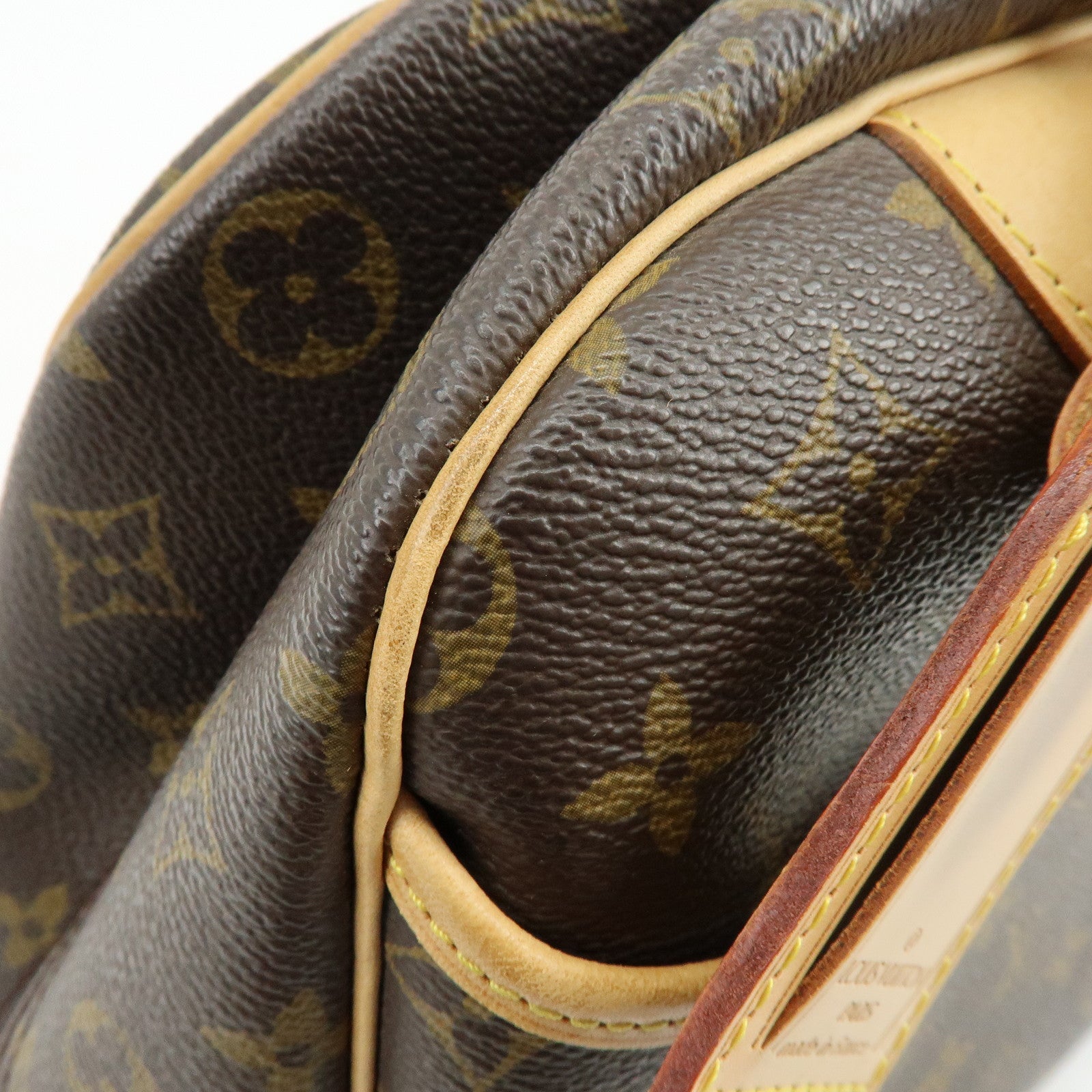 Louis Vuitton Monogram Deauville Canvas Hand Bag Brown M47270