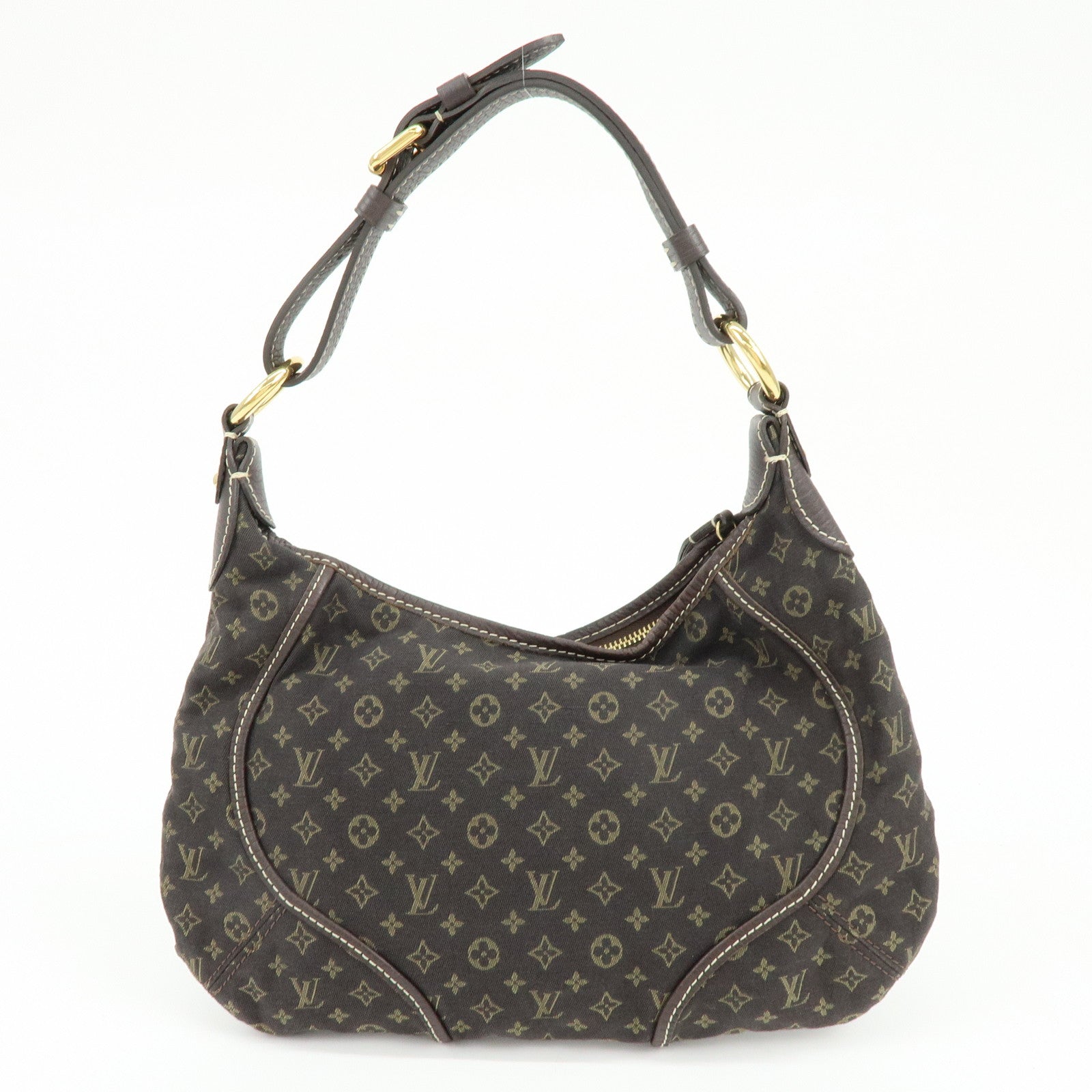 Louis Vuitton Monogram Mini Lin Manon PM Shoulder Bag Ebene M95621