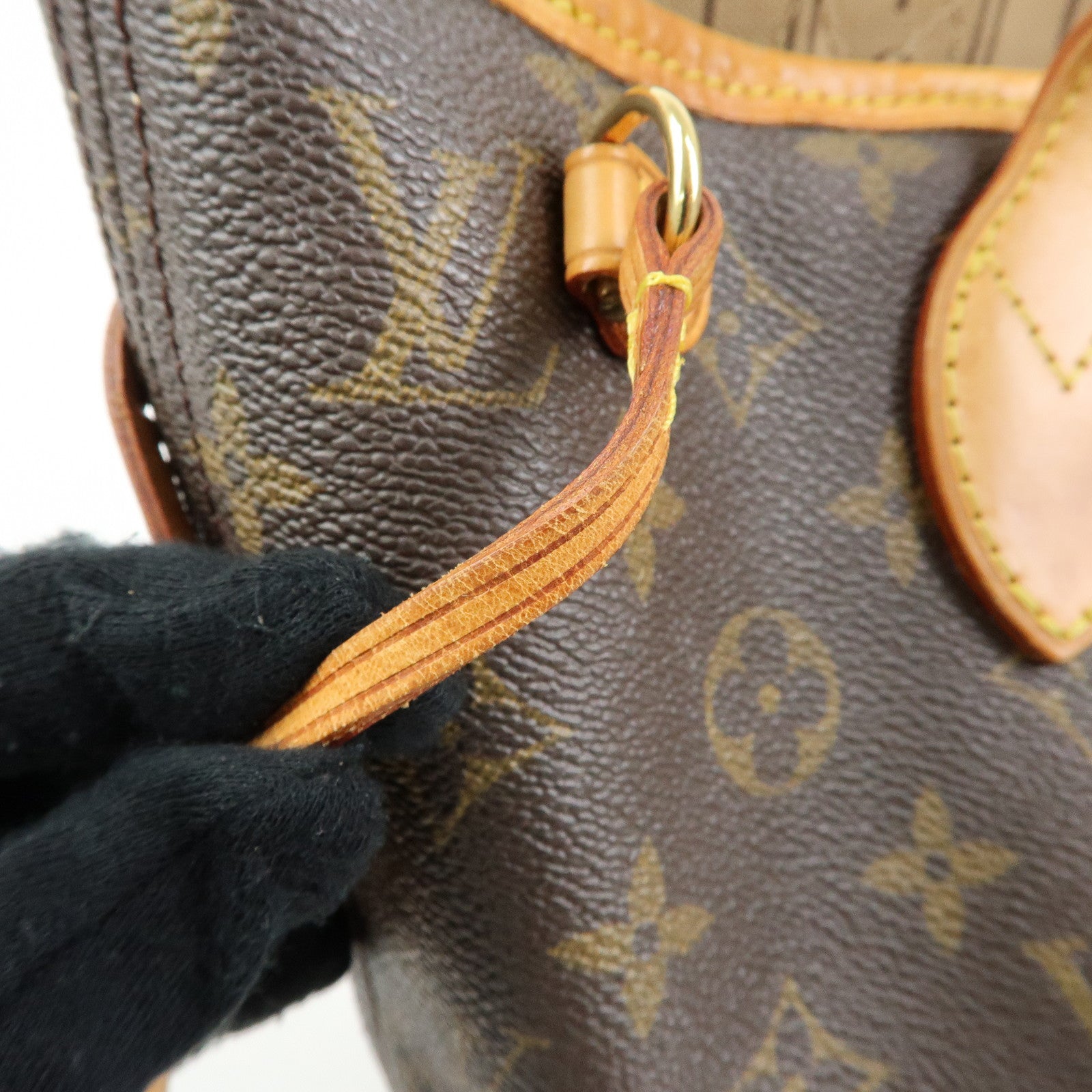 Louis Vuitton Monogram Neverfull PM Tote Bag Hand Bag Brown M40155