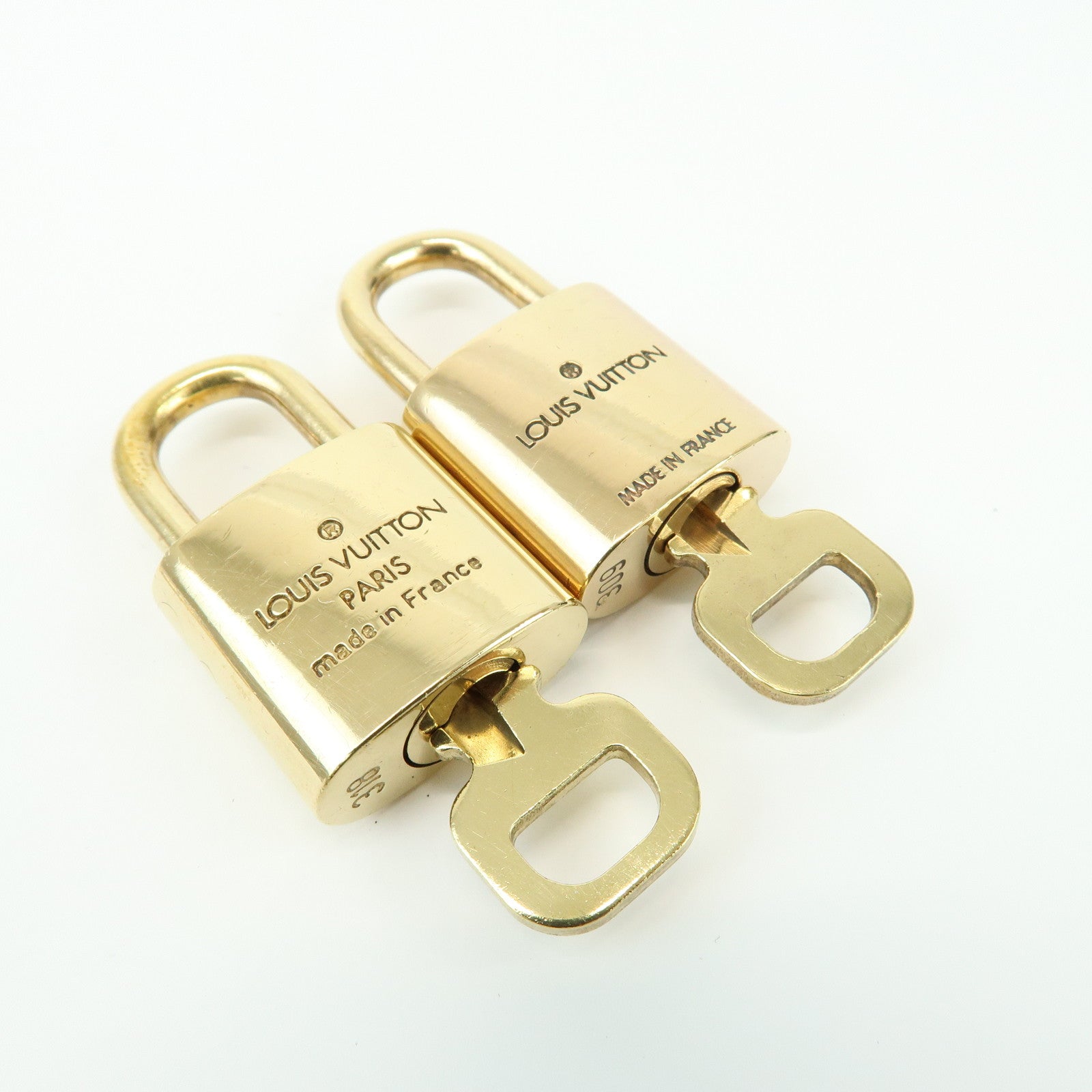 Louis Vuitton Set of 10 Lock & Key Cadena Key Lock