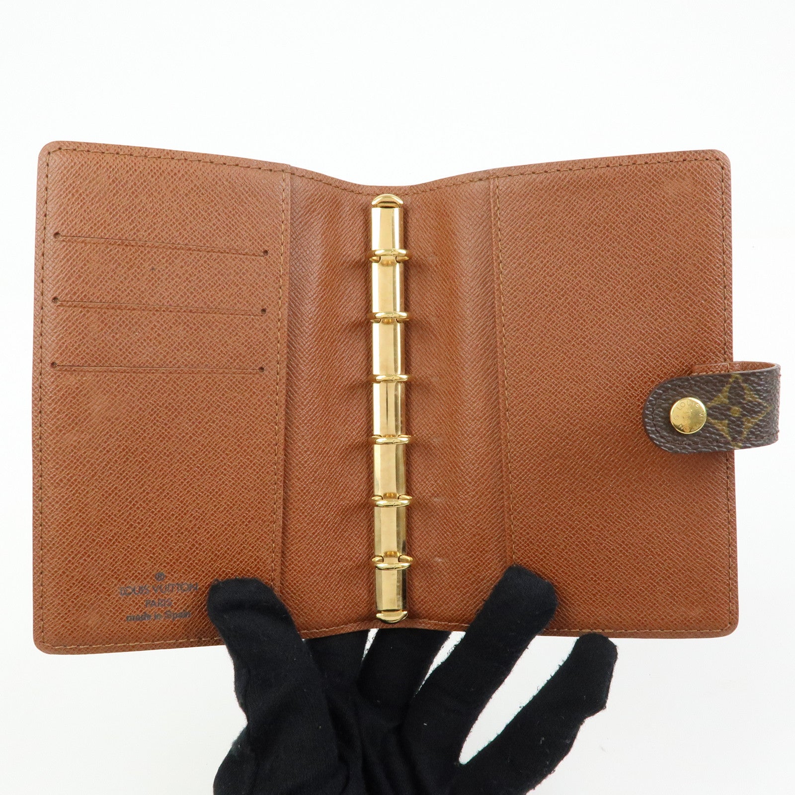 Louis Vuitton Set of 2 Monogram Canvas Leather Planner Cover R20005