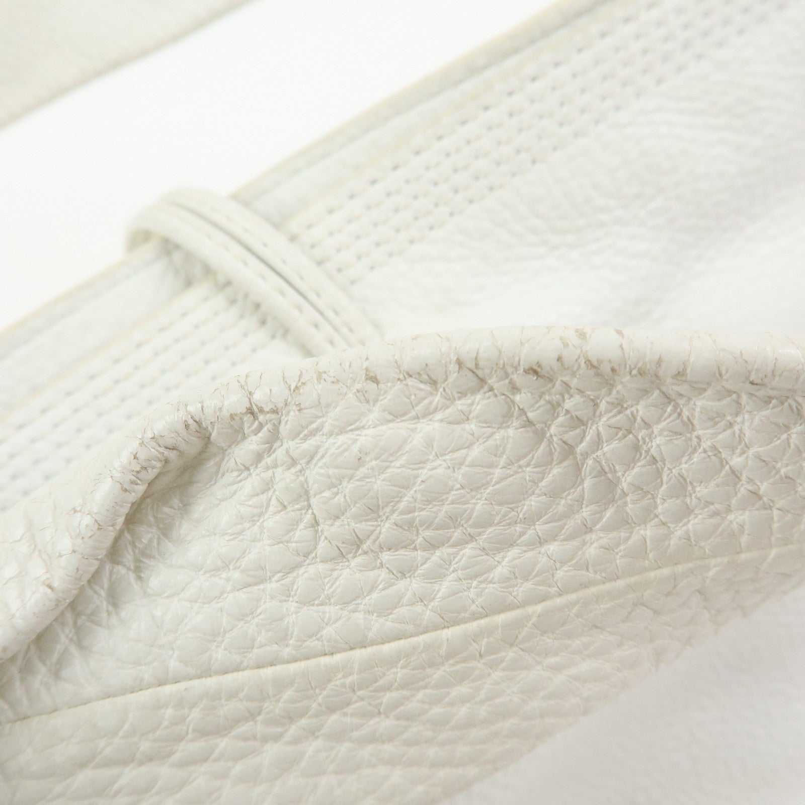 Celine Bittersweet Leather Shoulder Bag Hand Bag Hobo Bag White