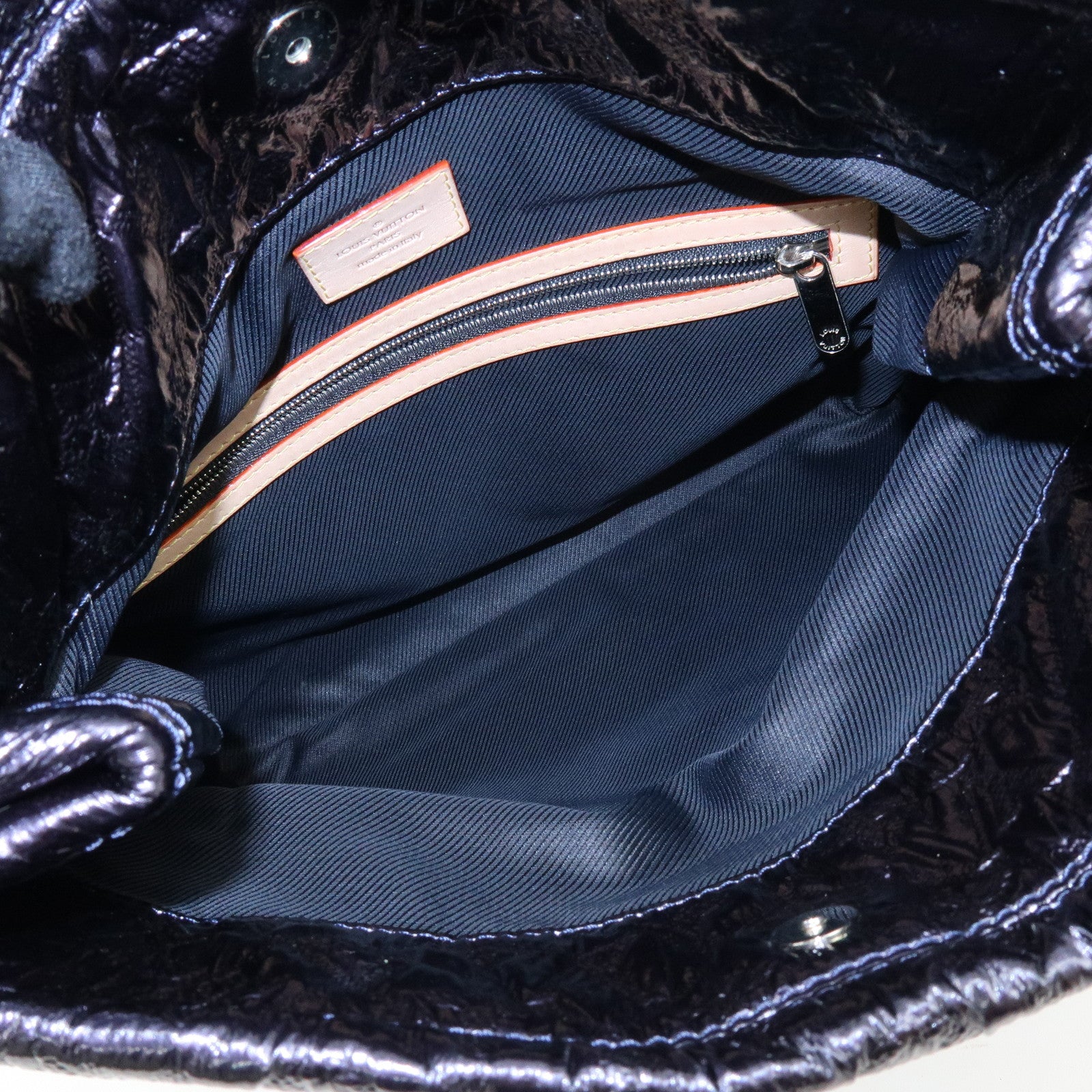 Louis Vuitton Monogram PVC Canvas Limelight Clutch PM Bag Flat Bag Navy