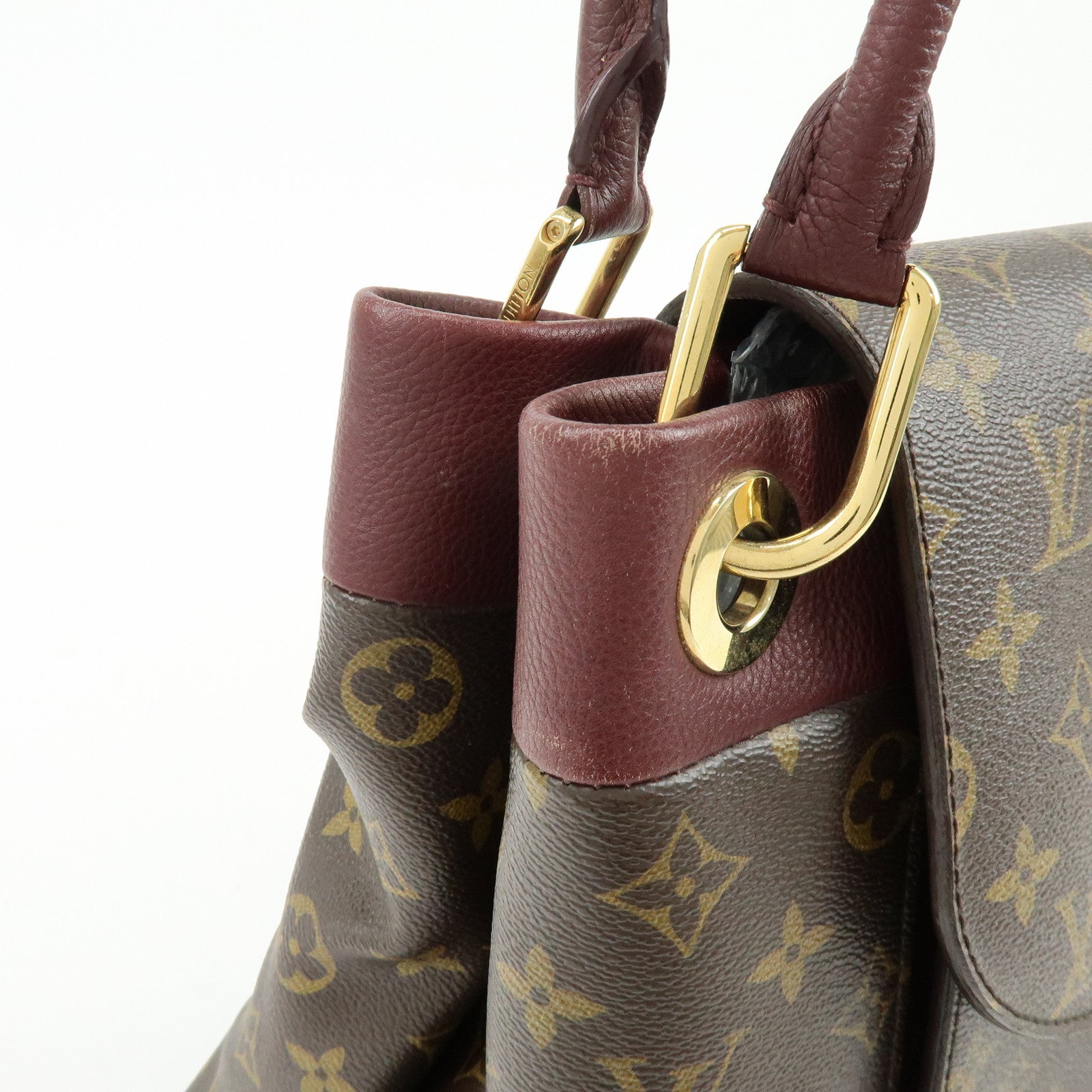 Louis Vuitton Monogram Olympe Canvas Hand Bag Shoulder Bag Brown M40579