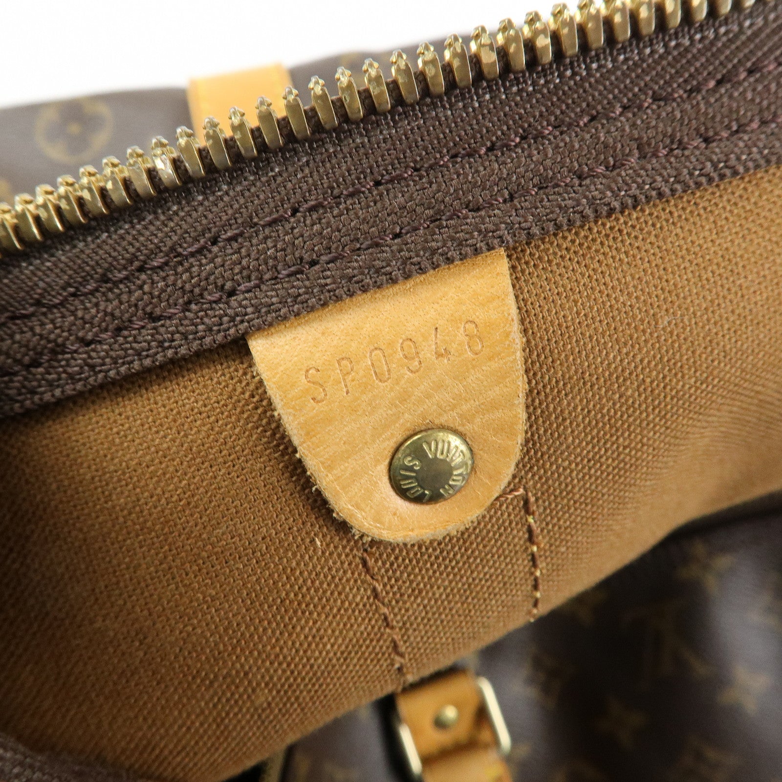 Louis Vuitton Monogram Keep All 60 Boston Bag Brown M41422