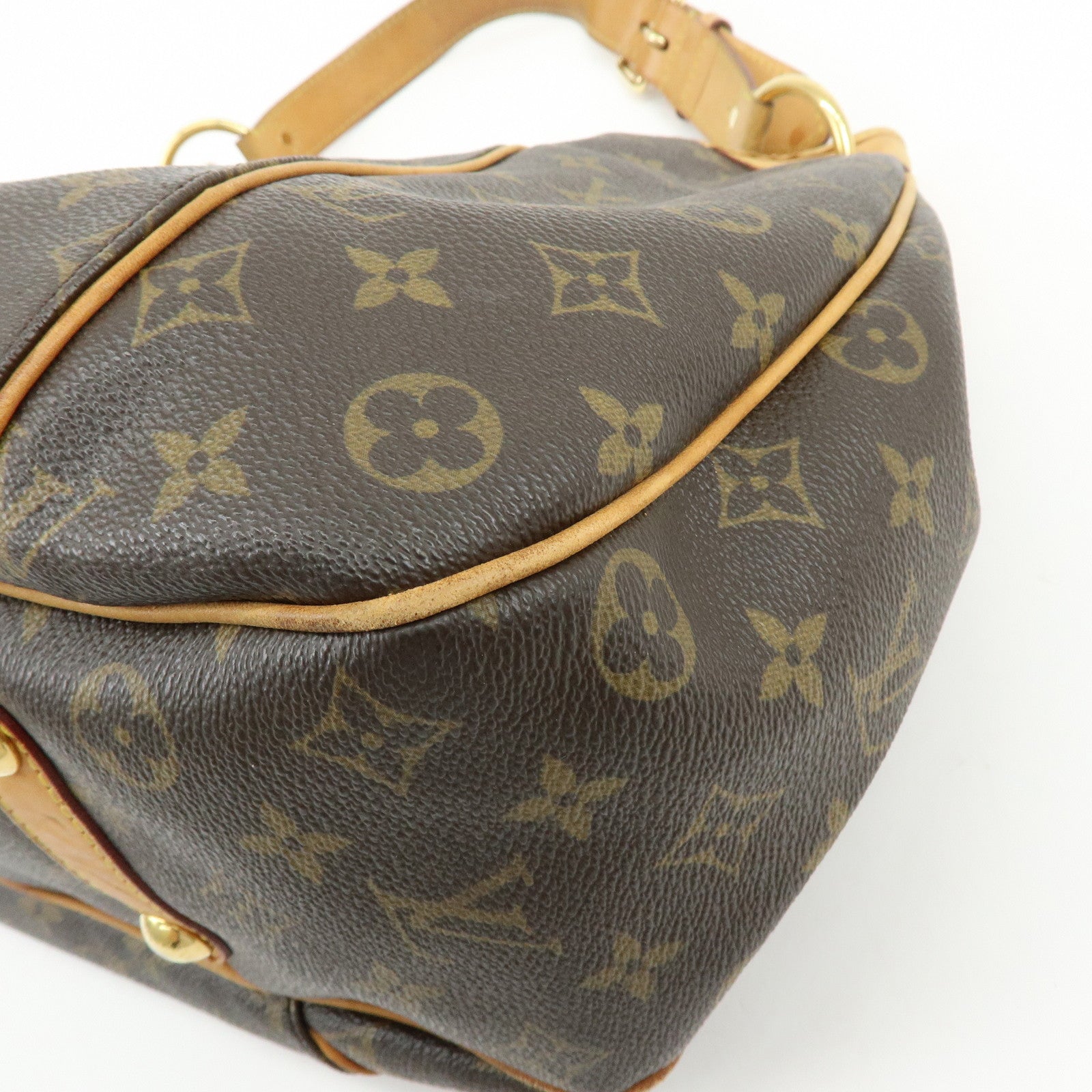 Louis Vuitton Monogram Galliera PM Shoulder Bag Brown M56382
