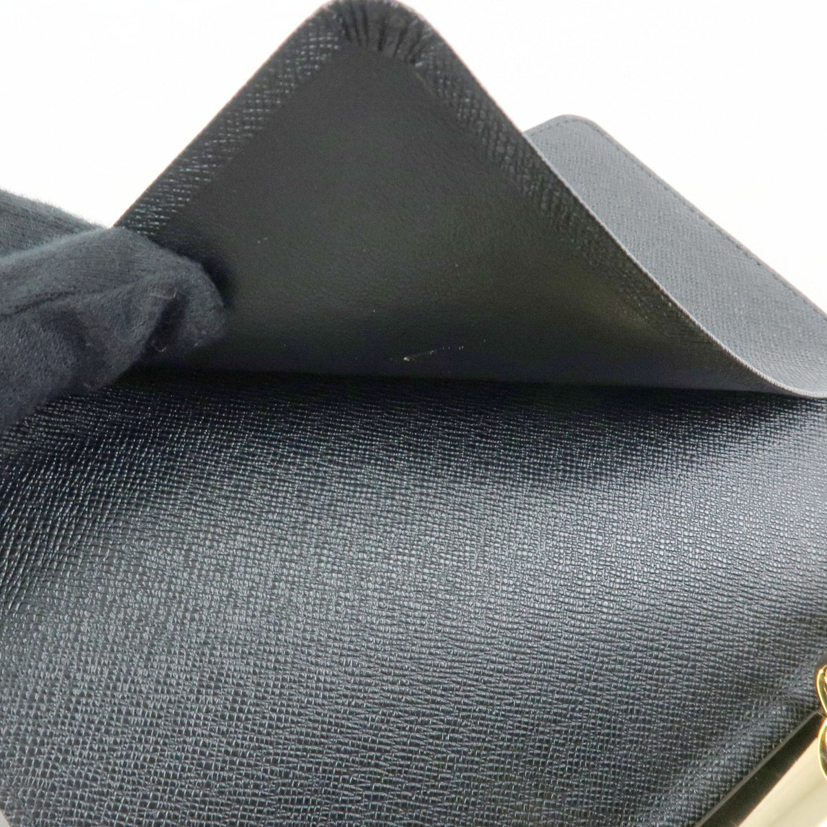 Louis Vuitton Epi Leather Agenda MM Planner Cover Noir R20042