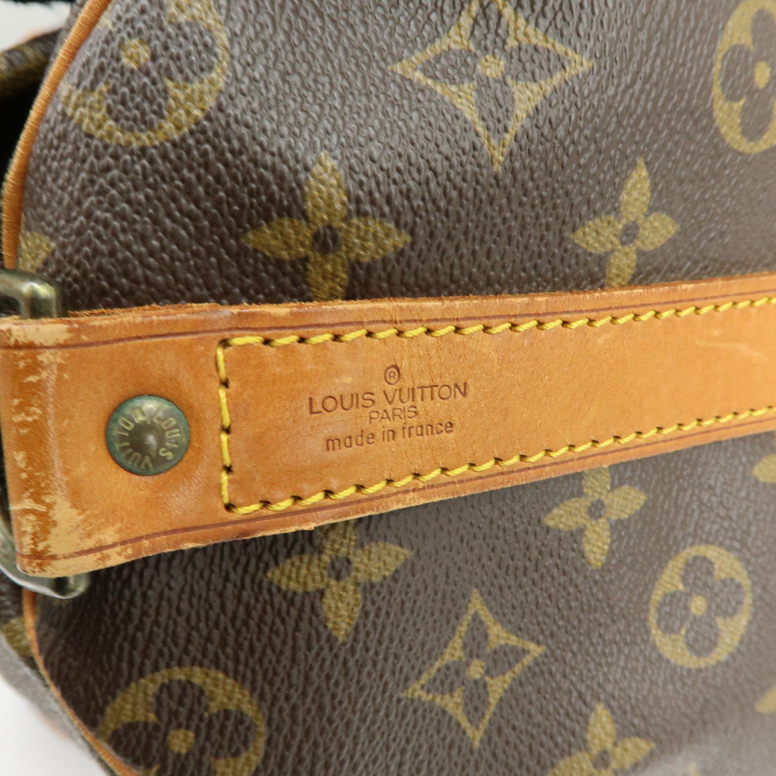 Louis Vuitton Keep All Bandouliere 50 Boston Bag Brown M41416