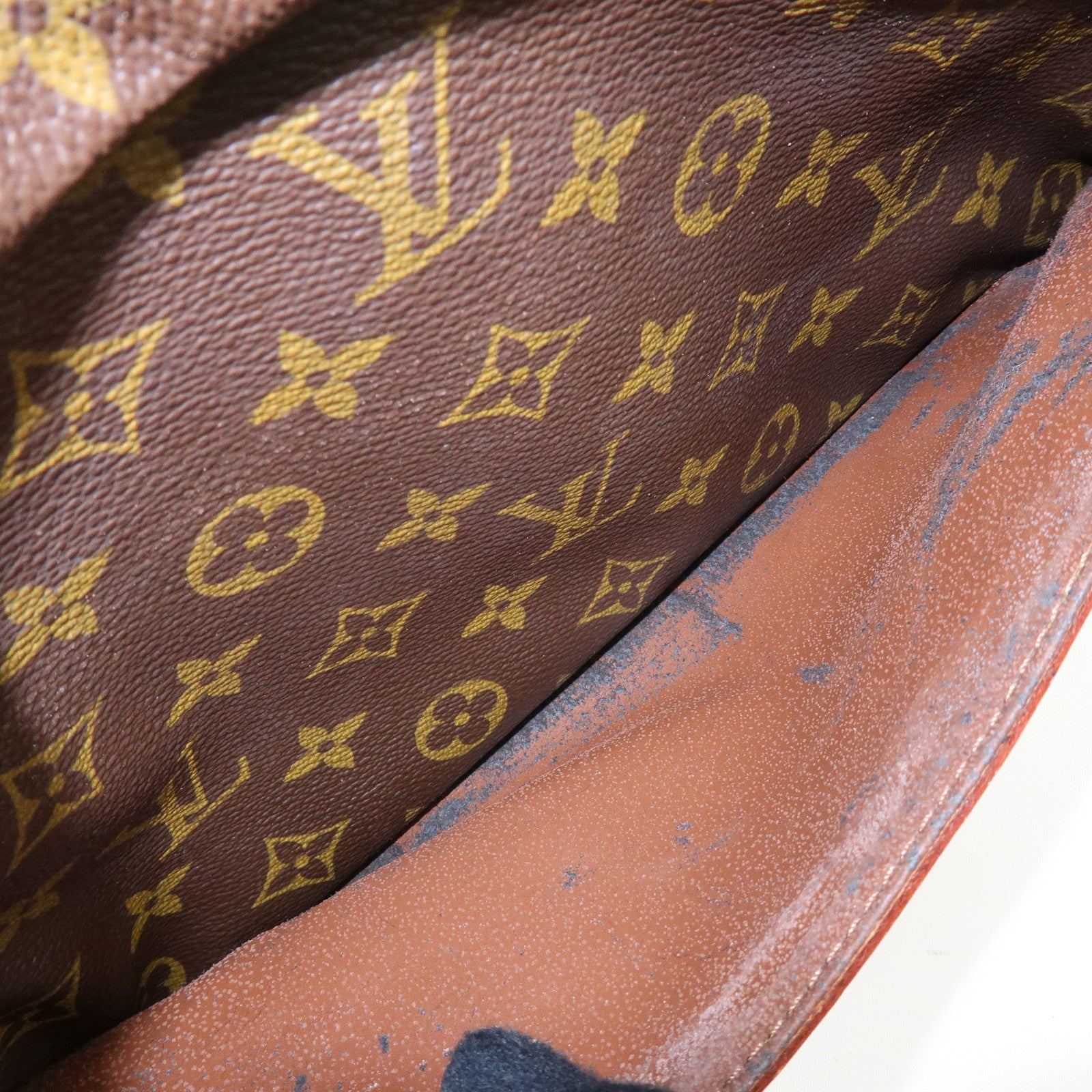 Louis Vuitton Monogram Compiegne 28 Pouch Clutch Bag Brown M51845
