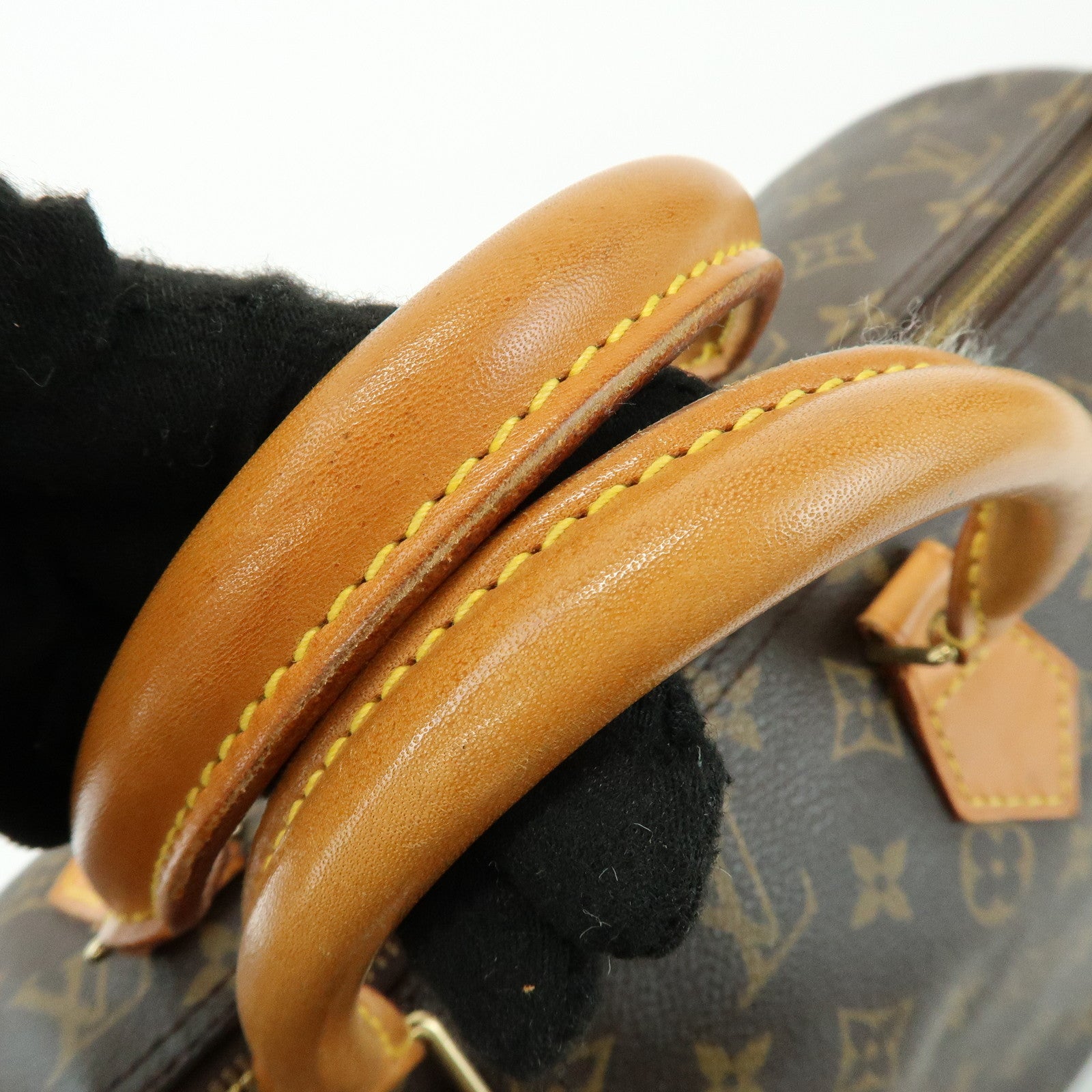 Louis Vuitton Monogram Speedy 40 Hand Bag Boston Bag Brown M41522