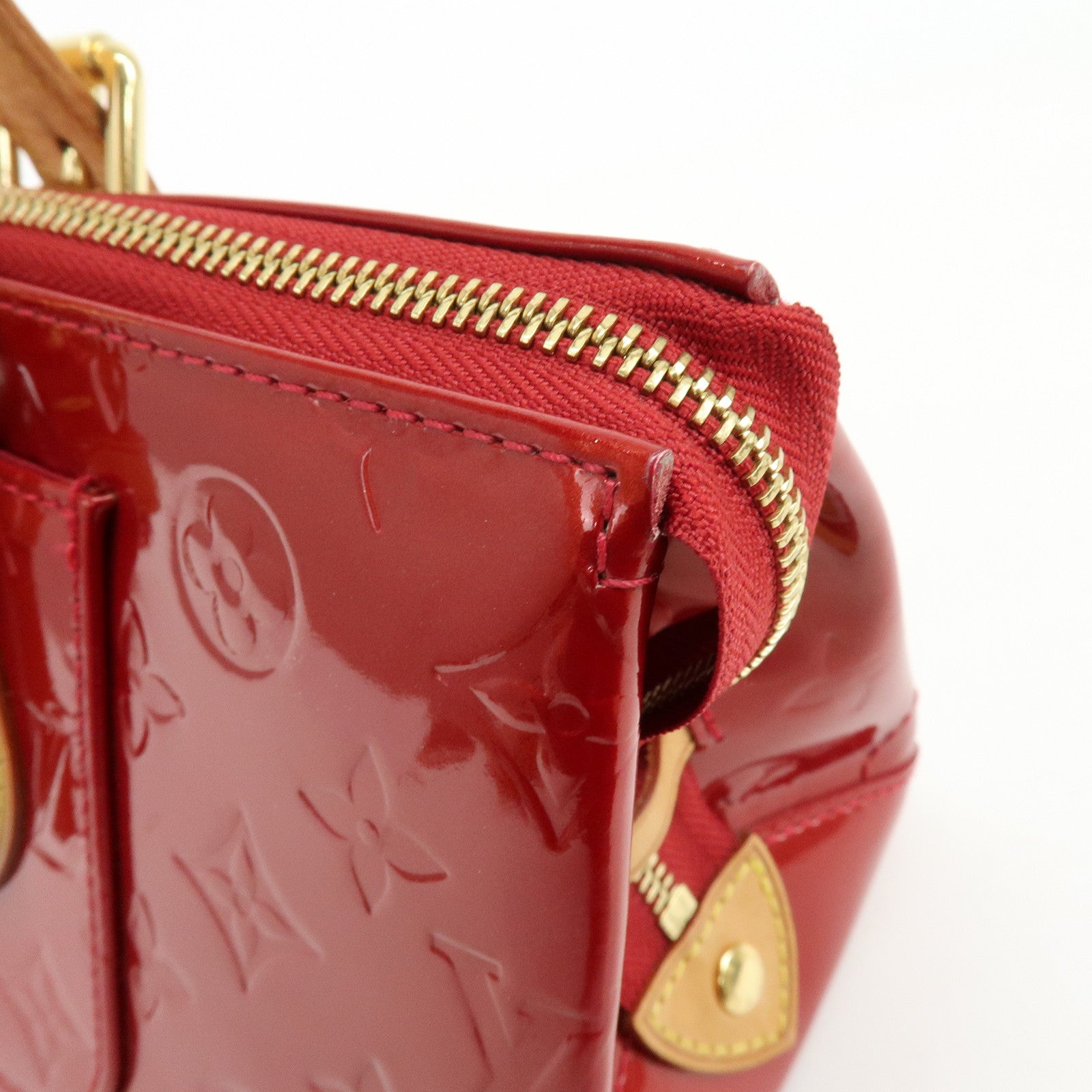 Louis Vuitton Vernis Rosewood Avenue Hand Bag Pomme D'Amour M93507