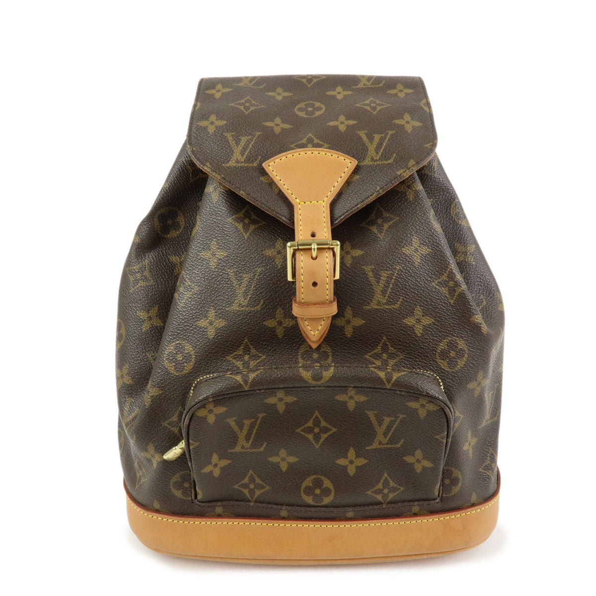 Louis Vuitton Monogram Montsouris MM Backpack Rucksack Brown M51136