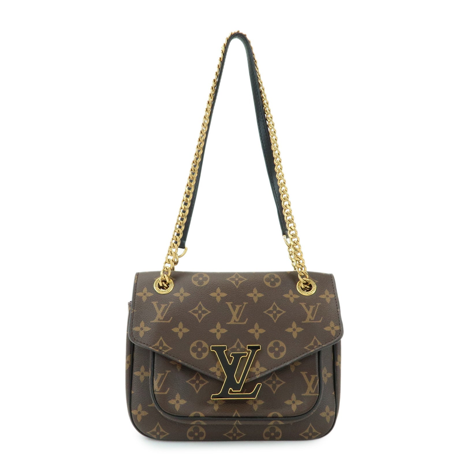 Louis Vuitton Monogram Passy Crossbody Chain Shoulder Bag M45592
