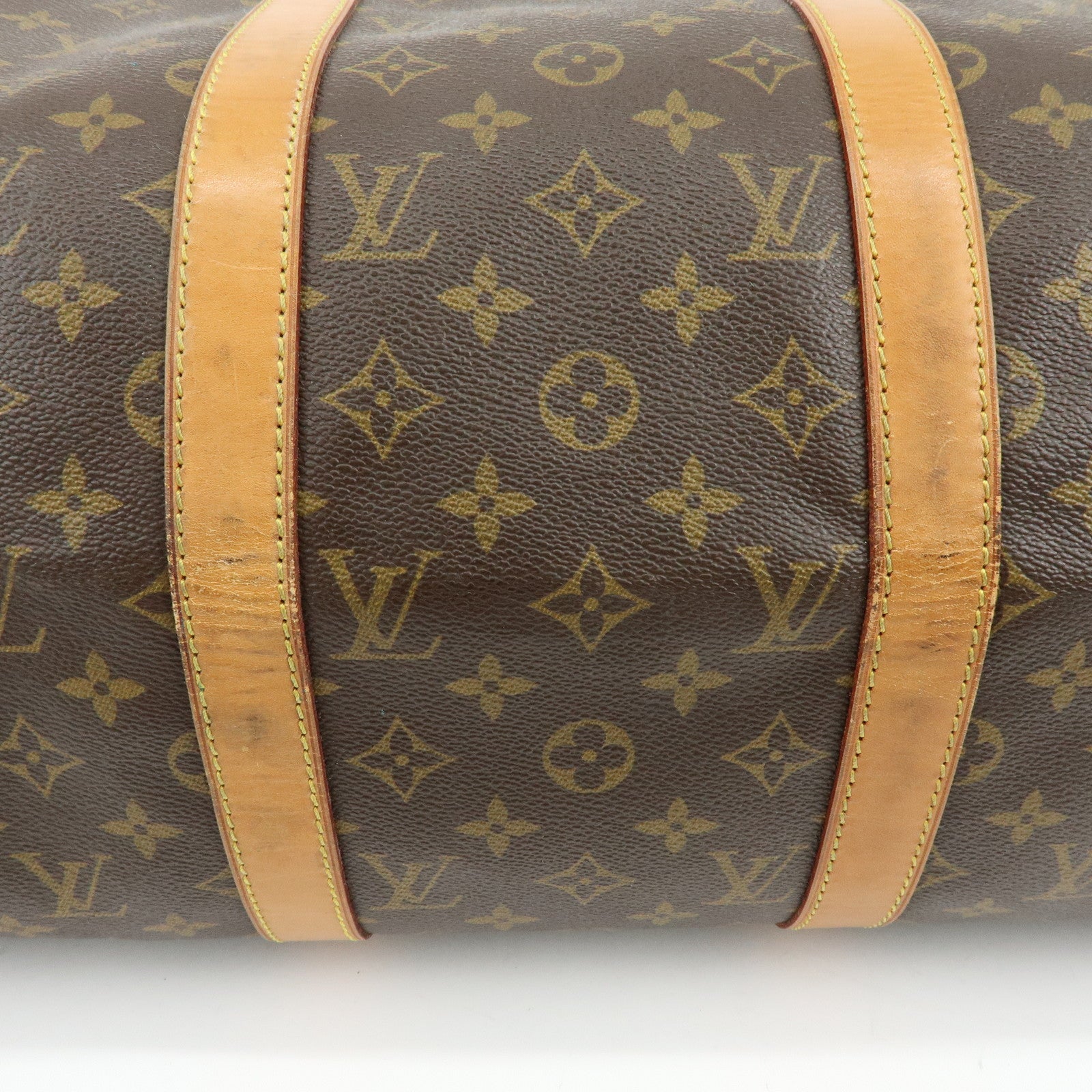 Louis Vuitton Monogram Keep All 50 Boston Bag Brown M41426