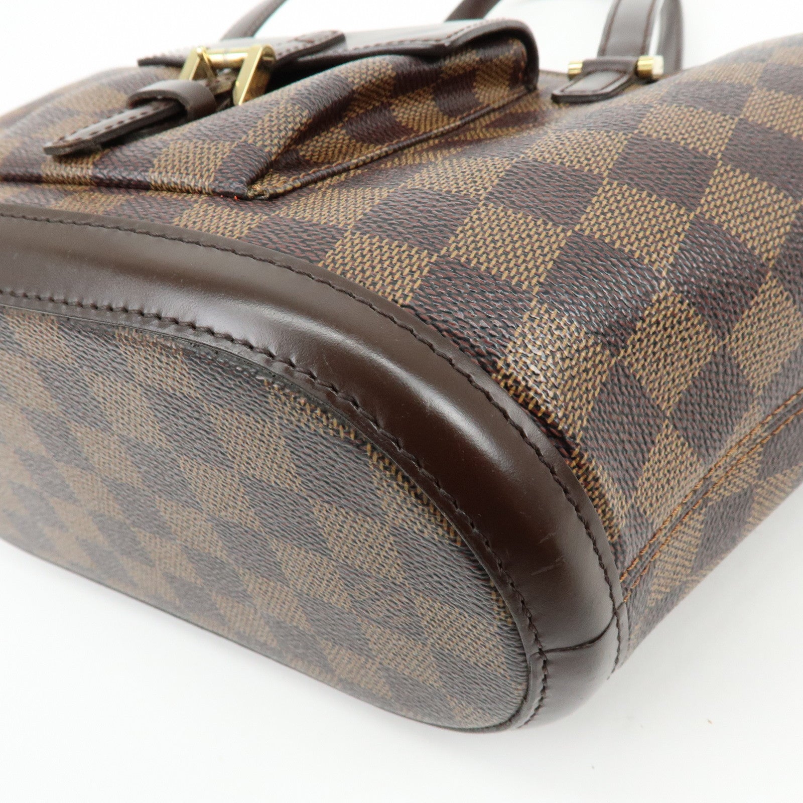Louis Vuitton Manosque PM Damier Canvas Tote Bag Ebene N51121