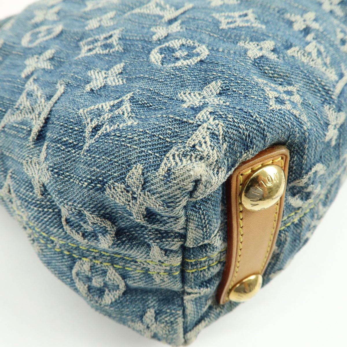 Louis Vuitton Monogram Denim Baggy PM 2Way Bag Shoulder Bag M95049
