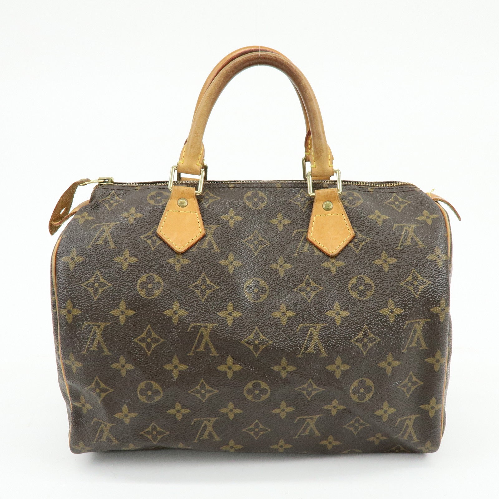 Louis Vuitton Monogram Speedy 30 Boston Bag Hand Bag Brown M41526