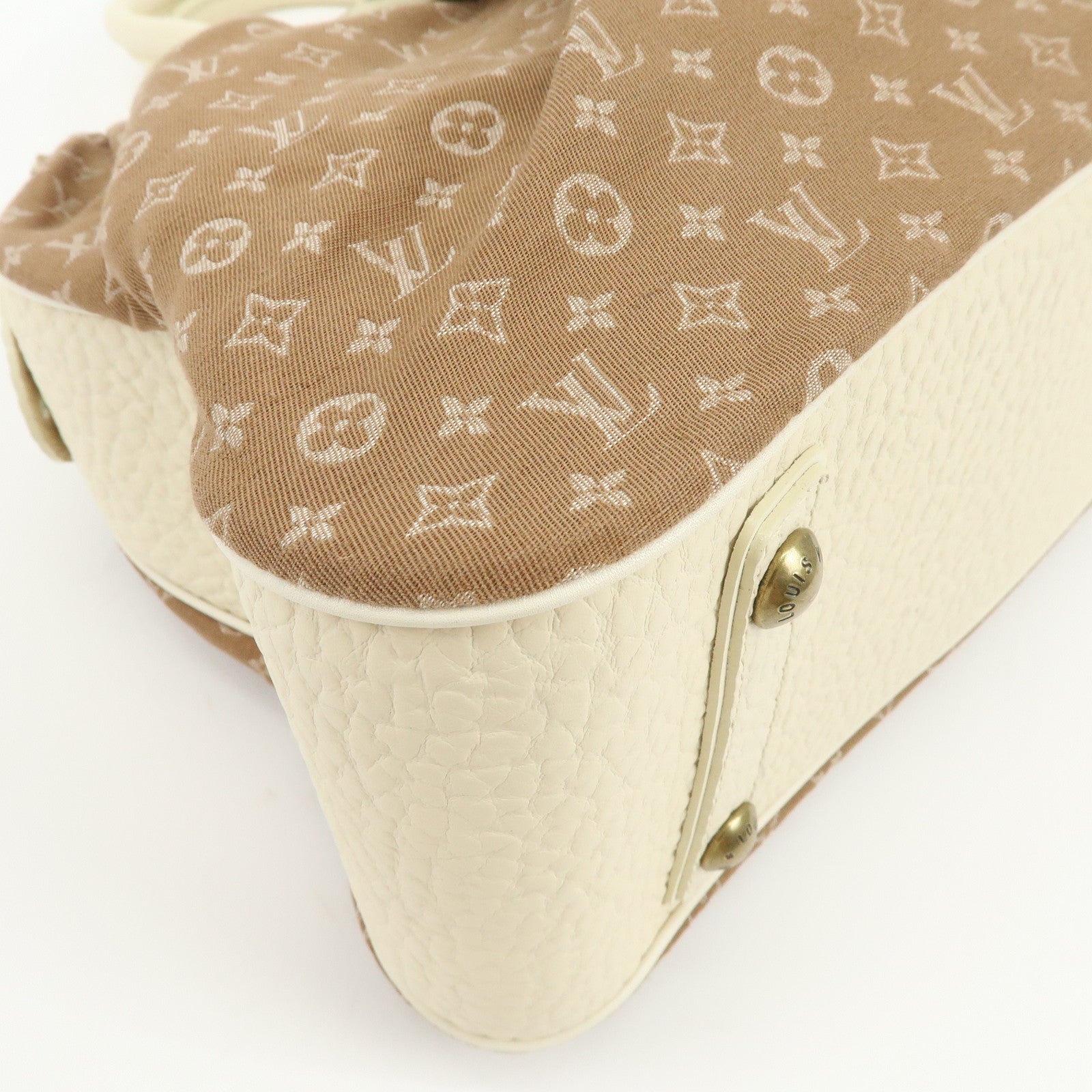 Louis Vuitton Monogram Mini Lin Trapes GM Camel Ivory M40060