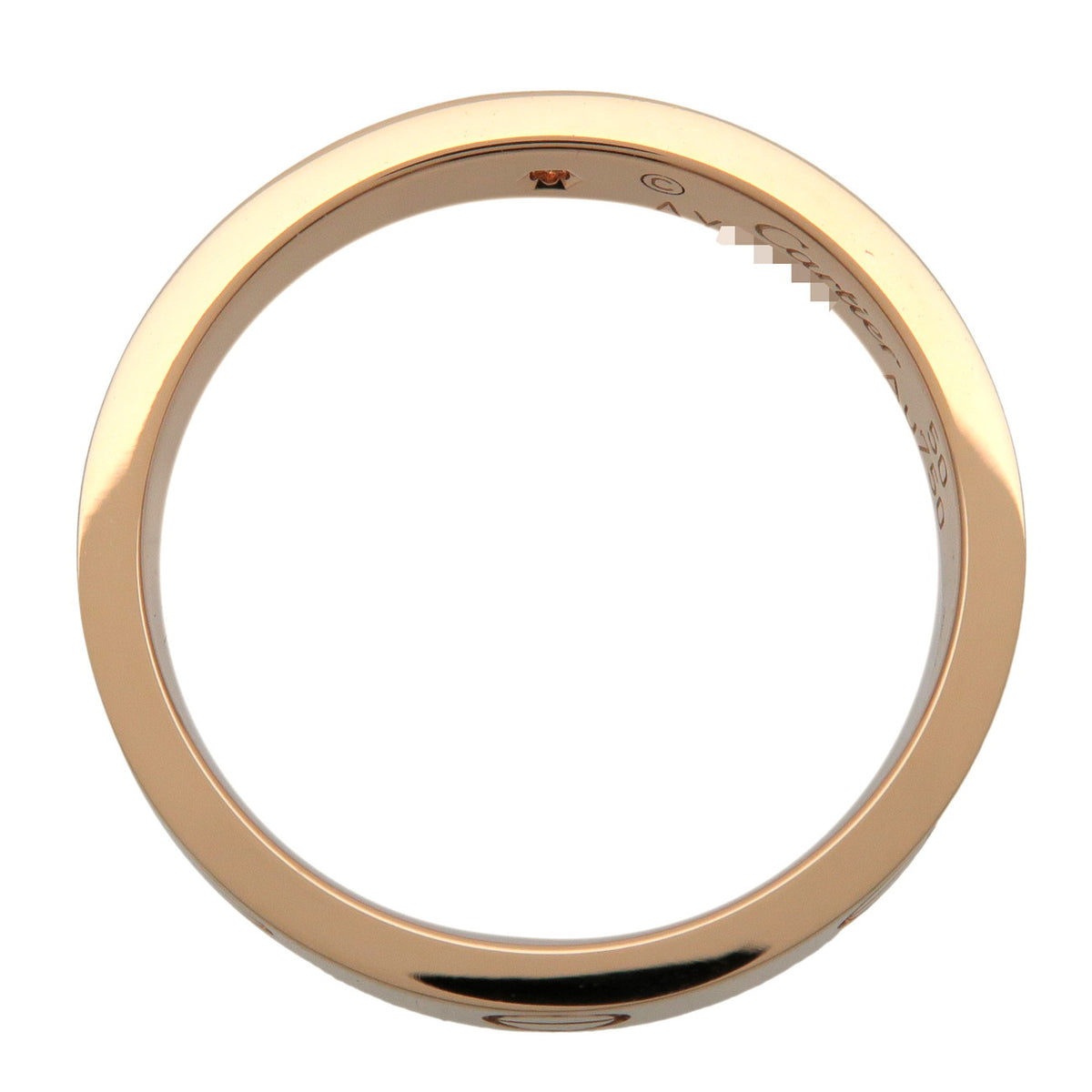 Cartier Mini Love 1P Diamond Ring K18 750YG #50 US5.25 EU50 HK11