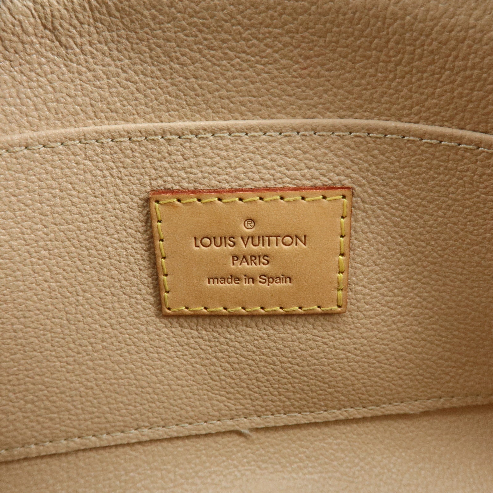 Louis Vuitton Monogram Pochette Cosmetic PM Pouch Brown M47515