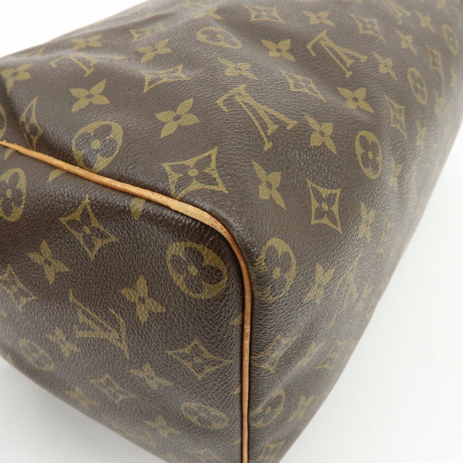 Louis Vuitton Monogram Speedy 40 Hand Bag Boston Bag Brown M41522