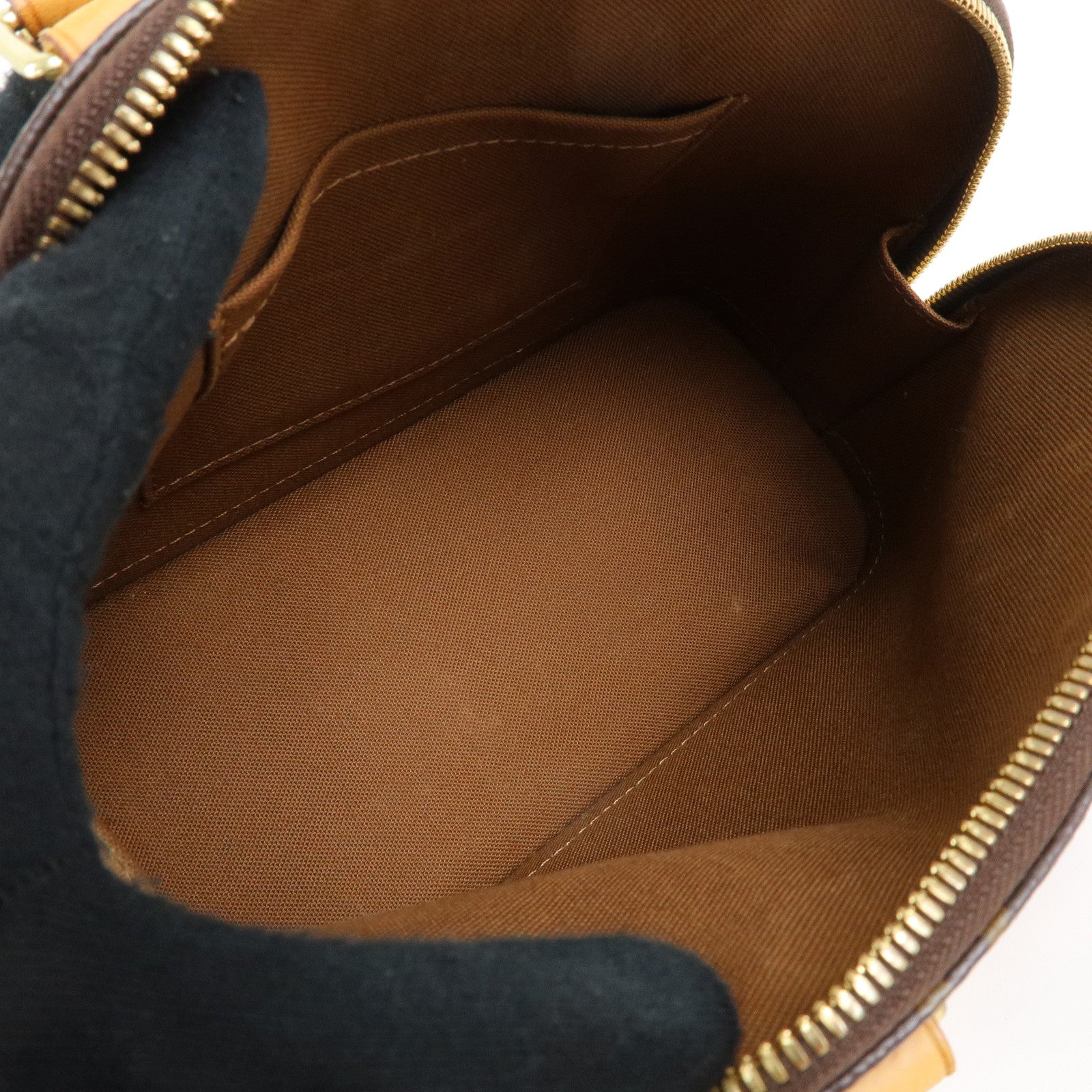 Louis Vuitton Monogram Alma BB 2 Way Hand Bag Shoulder Bag Brown M53152
