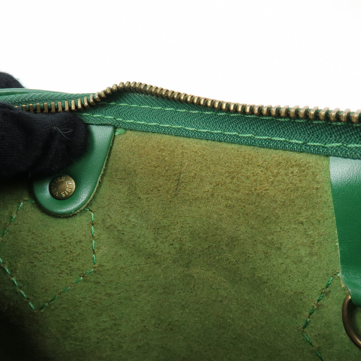 Louis Vuitton Epi Speedy 25 Hand Boston Bag Borneo Green M43014