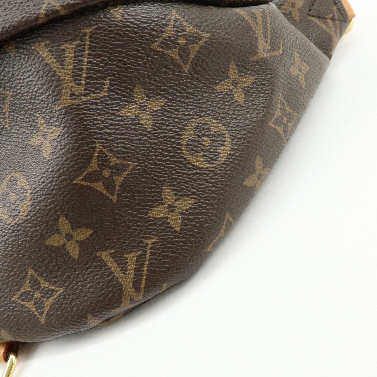 Louis Vuitton Monogram Bum Bag Crossbody Shoulder Bag Brown M43644