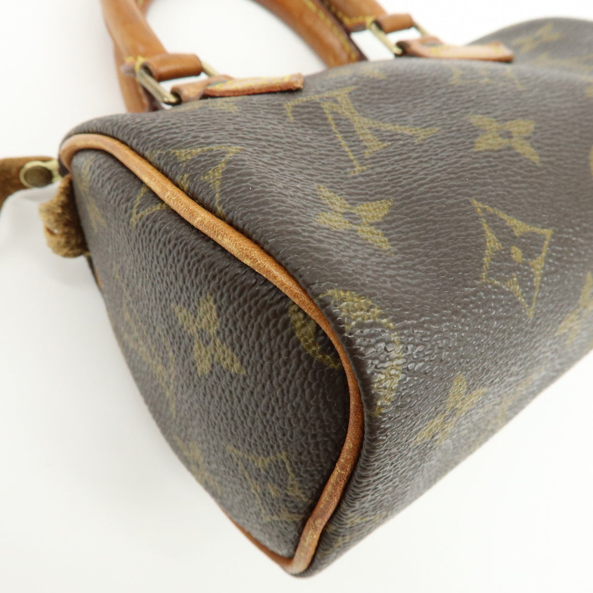 Louis Vuitton Monogram Mini Speedy Hand Bag and Strap M41534 J52315 Lot