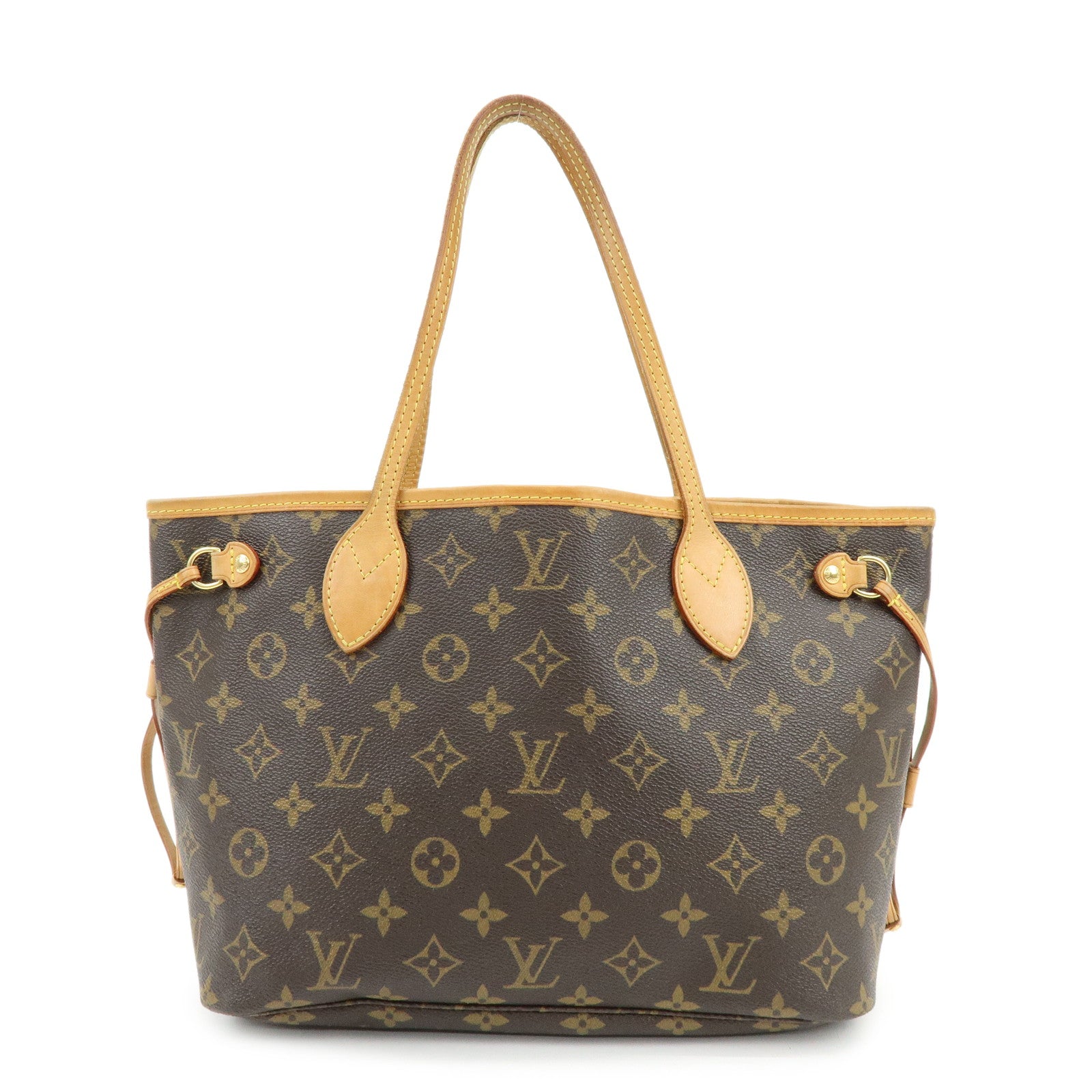 Louis Vuitton Monogram Neverfull PM Tote Bag Hand Bag Brown M40155