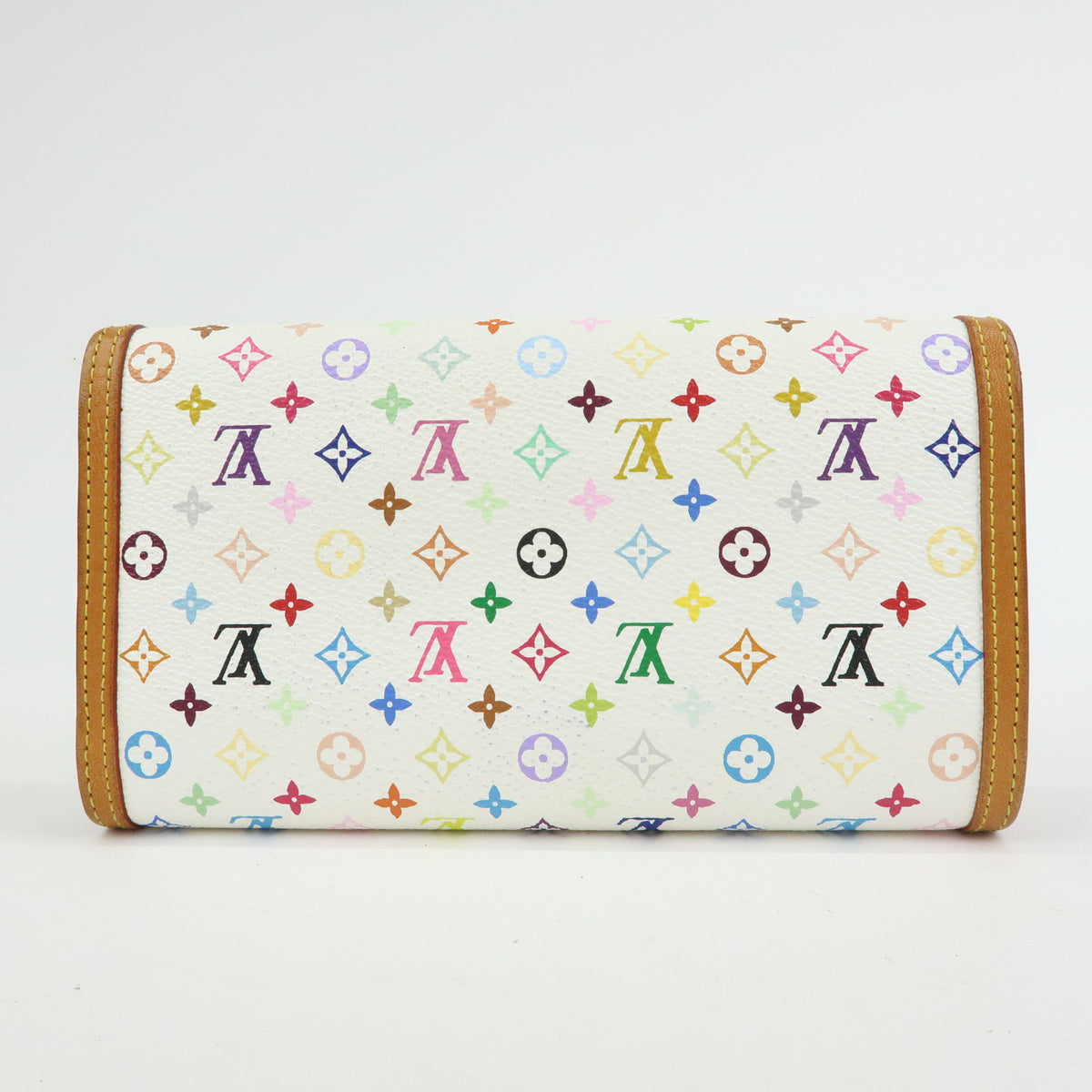 Louis Vuitton Monogram Porte Trezor International Wallet Blanc M92659