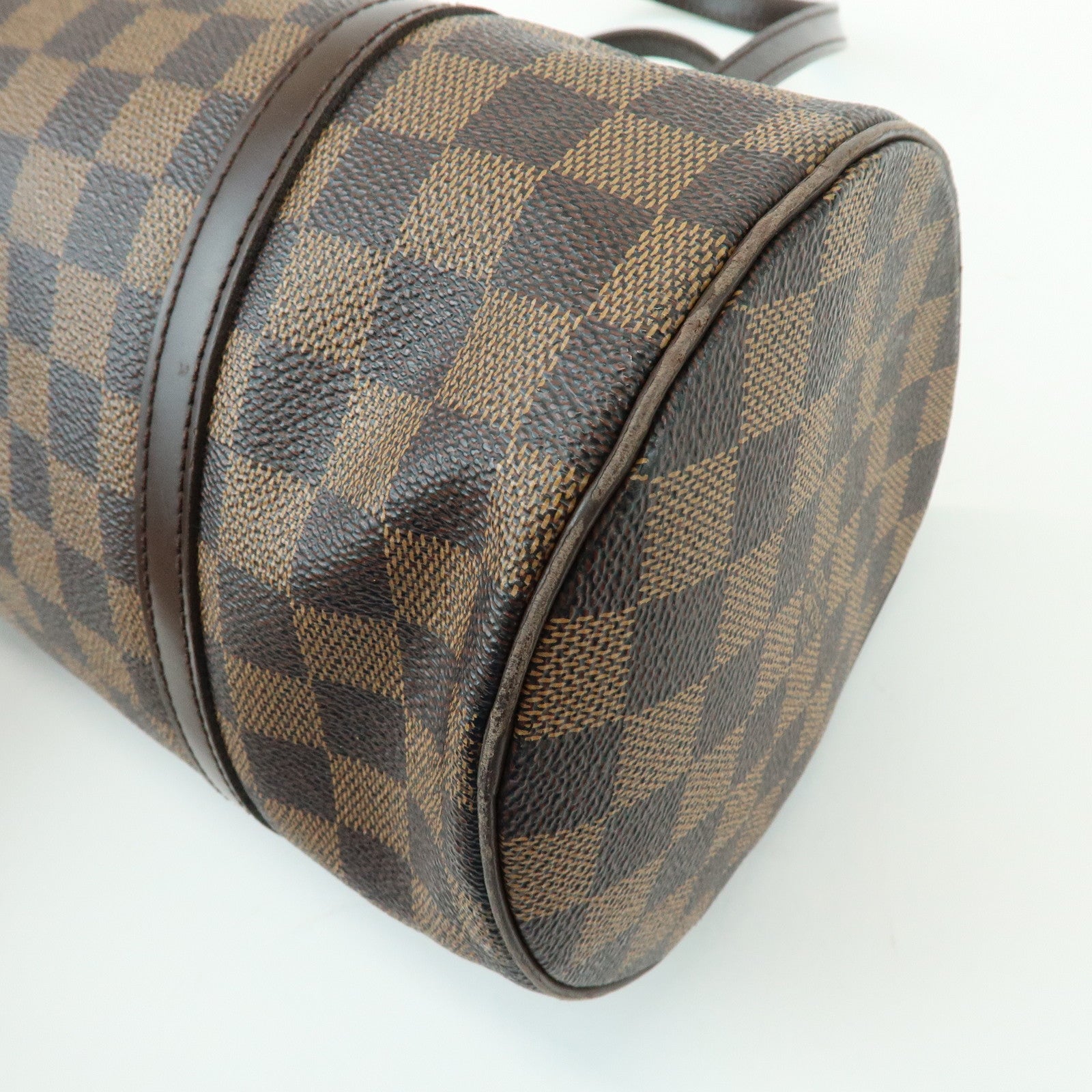 Louis Vuitton Damier Ebene Papillon 30 Hand Bag Brown N51303
