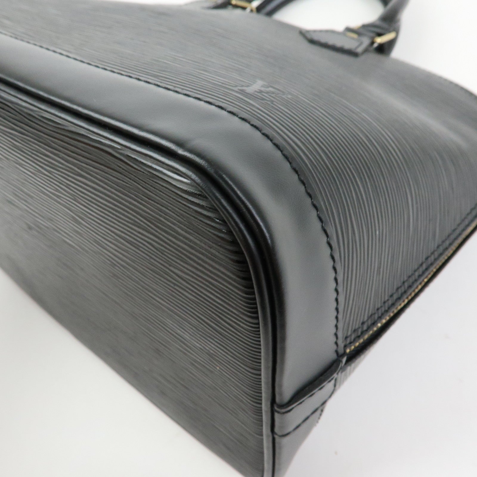Louis Vuitton Epi Alma Hand Bag Noir Black M52142
