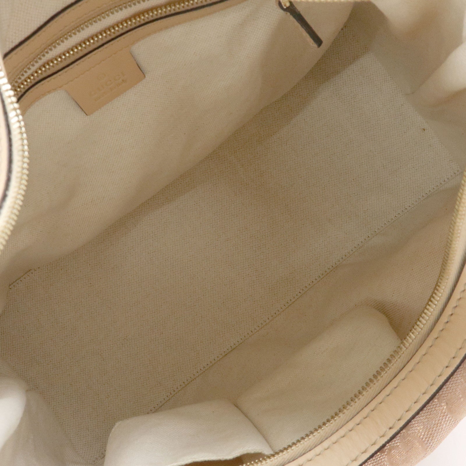 GUCCI Lovely Heart GG Canvas Leather Shoulder Hand Bag Pink 257070