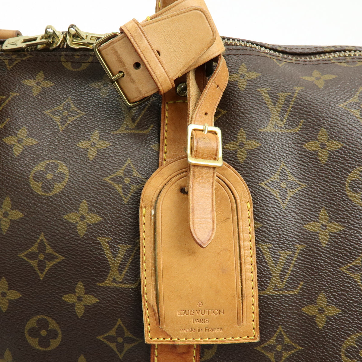 Louis Vuitton Monogram Keep All Bandouliere 50 Boston Bag M41416