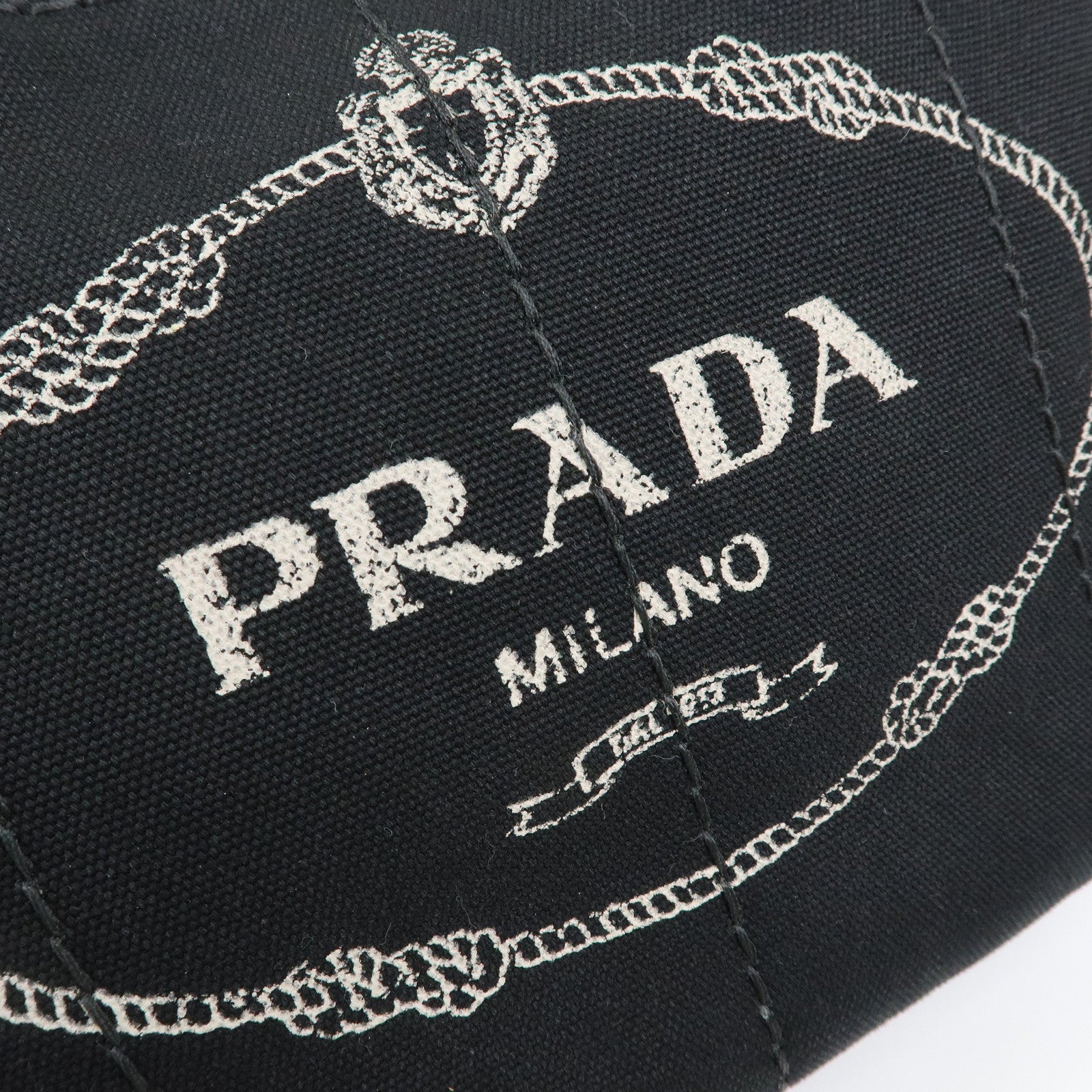 PRADA Triangle Log Canapa Mini Canvas 2Way Bag Hand Bag 1BG439