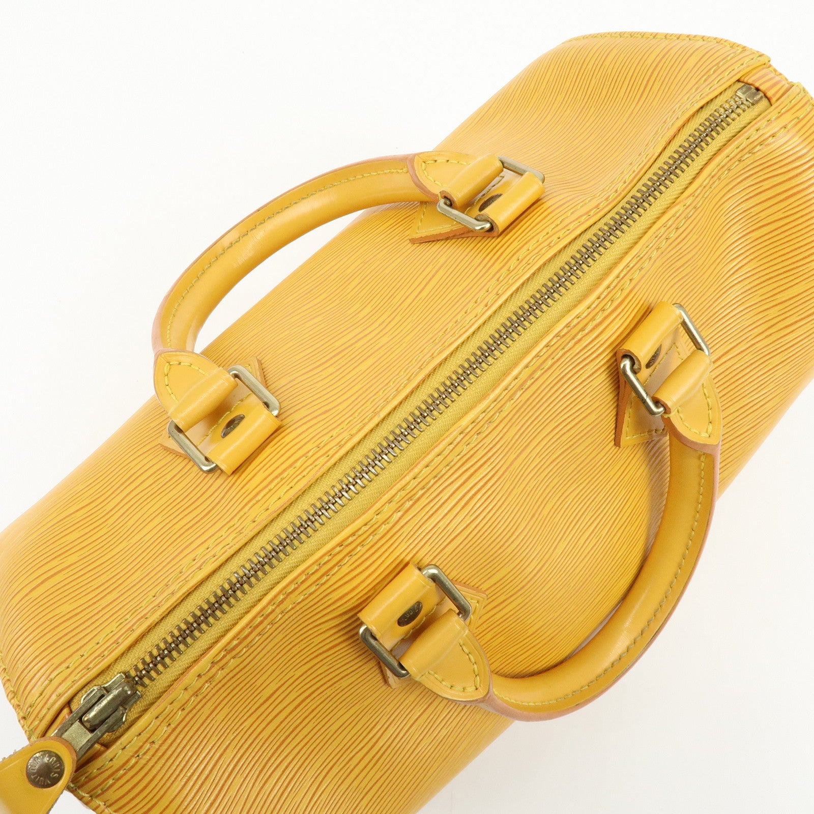 Louis Vuitton Epi Speedy 25 Boston Bag Hand Bag Yellow M43019
