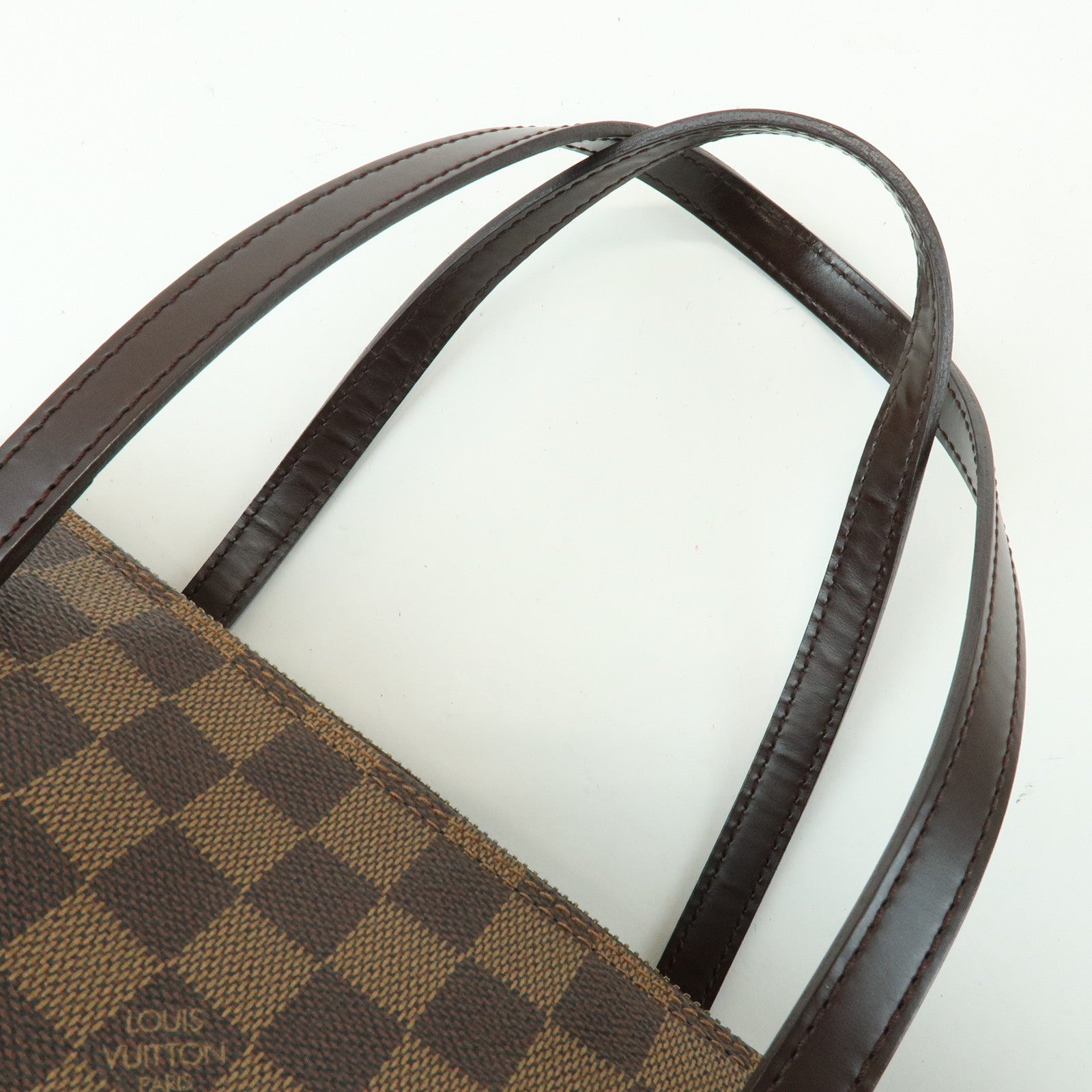 Louis Vuitton Damier Ebene Papillon 30 Hand Bag & Pouch Brown N51303